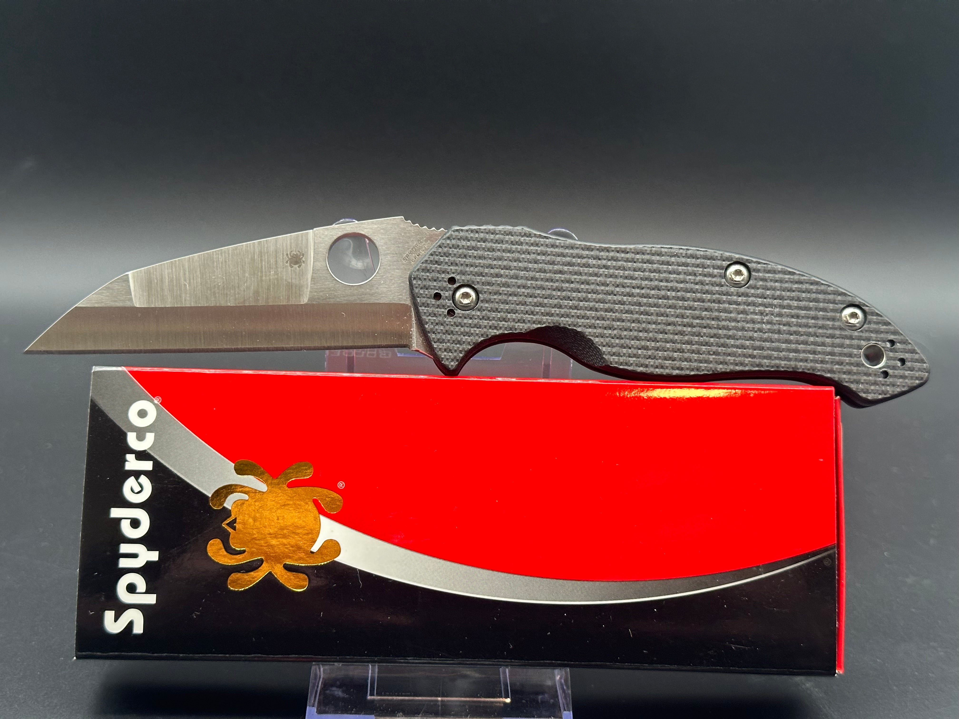 Spyderco Canis Compression Lock Knife CF/G-10 (3.36" S30V) C248CFP