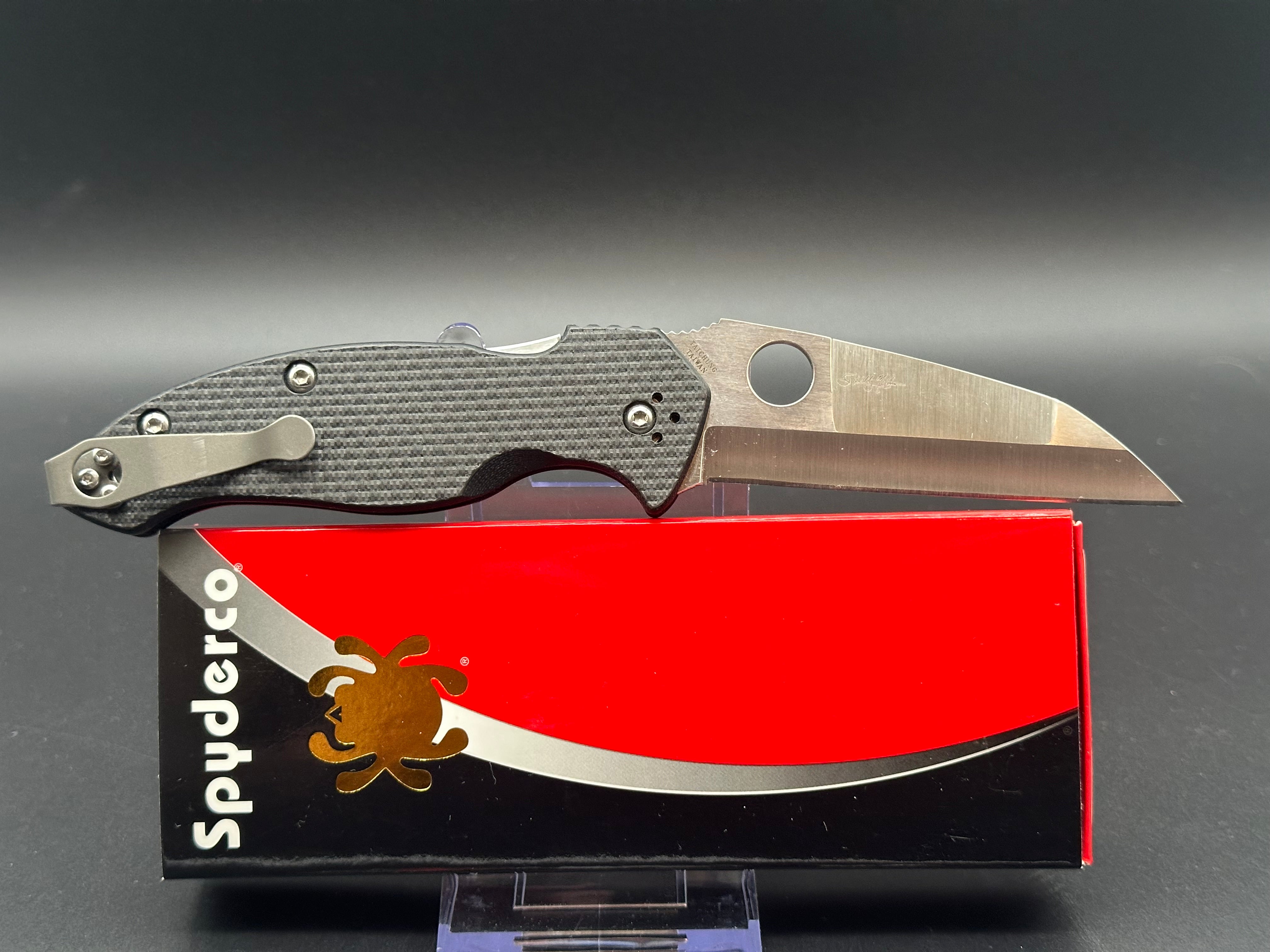 Spyderco Canis Compression Lock Knife CF/G-10 (3.36" S30V) C248CFP