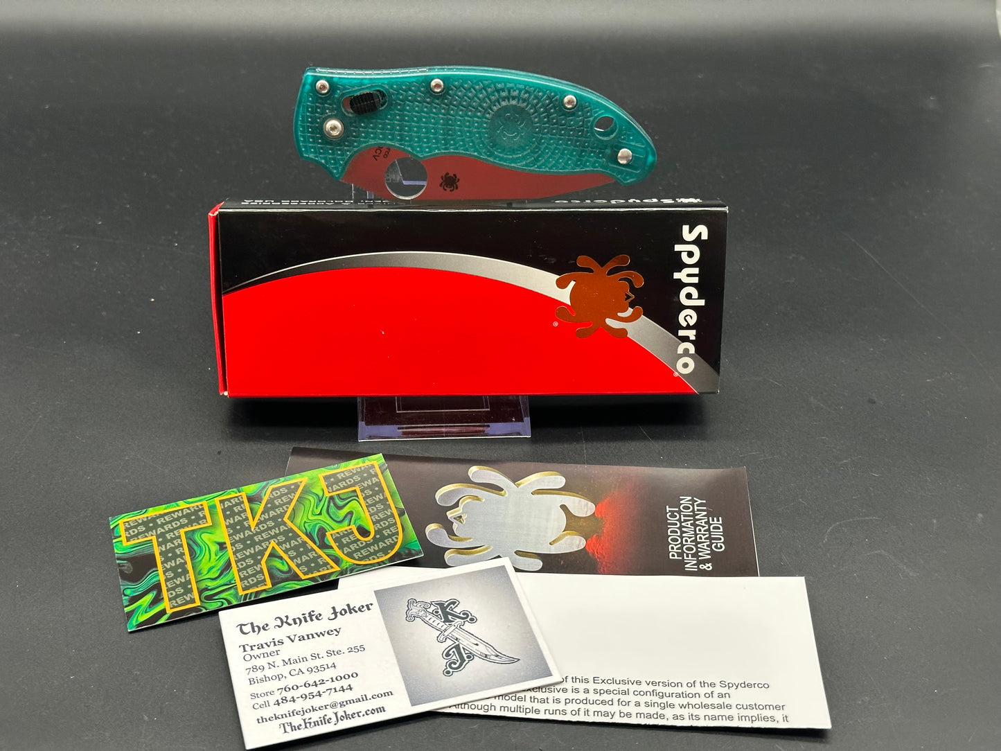 SPYDERCO MANIX 2 LIGHTWEIGHT TRANSLUCENT MYSTIC GREEN 20CV (Knife Joker Exclusive)