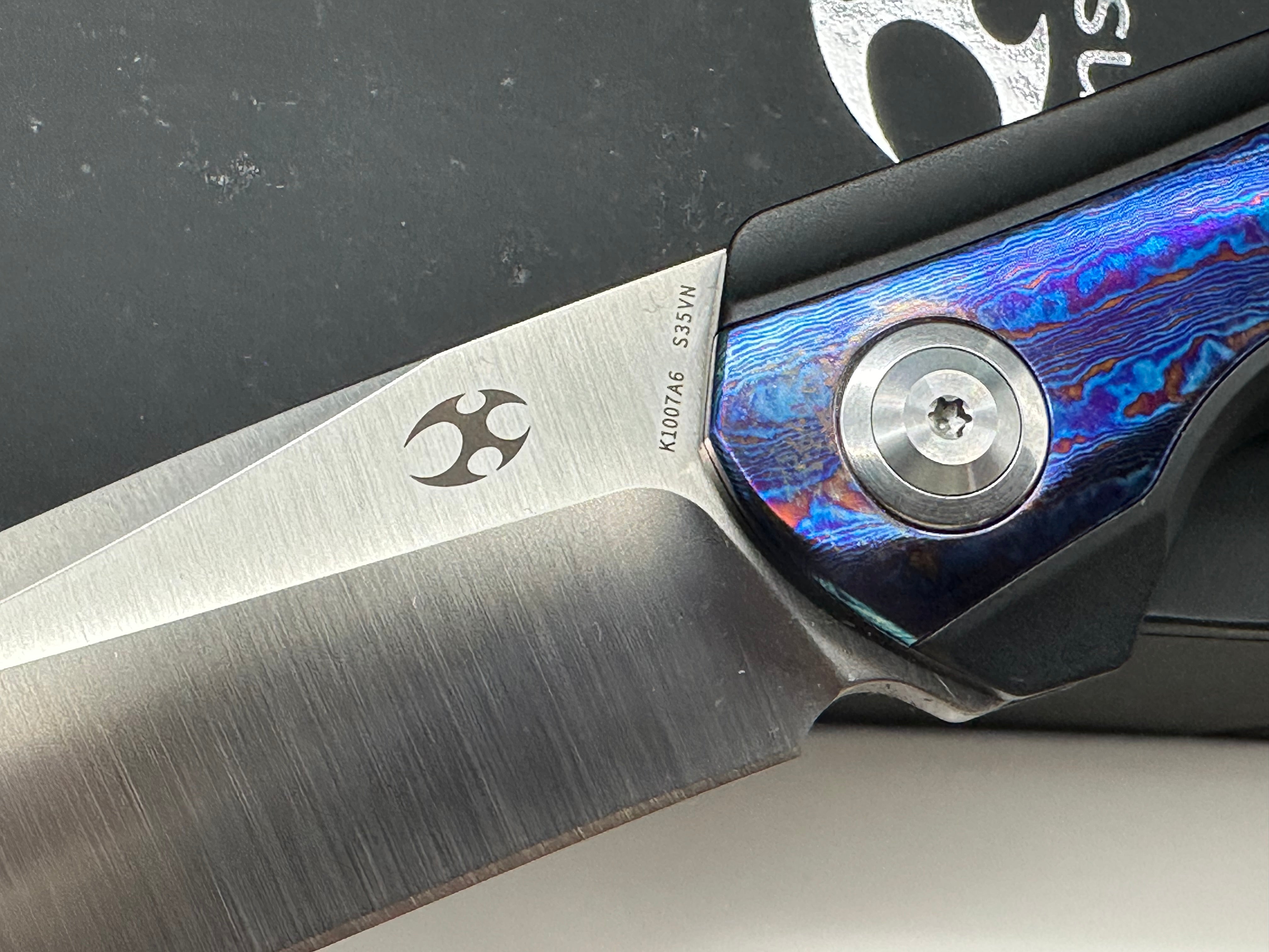 Kansept Accipiter Timascus insert and clip NIB