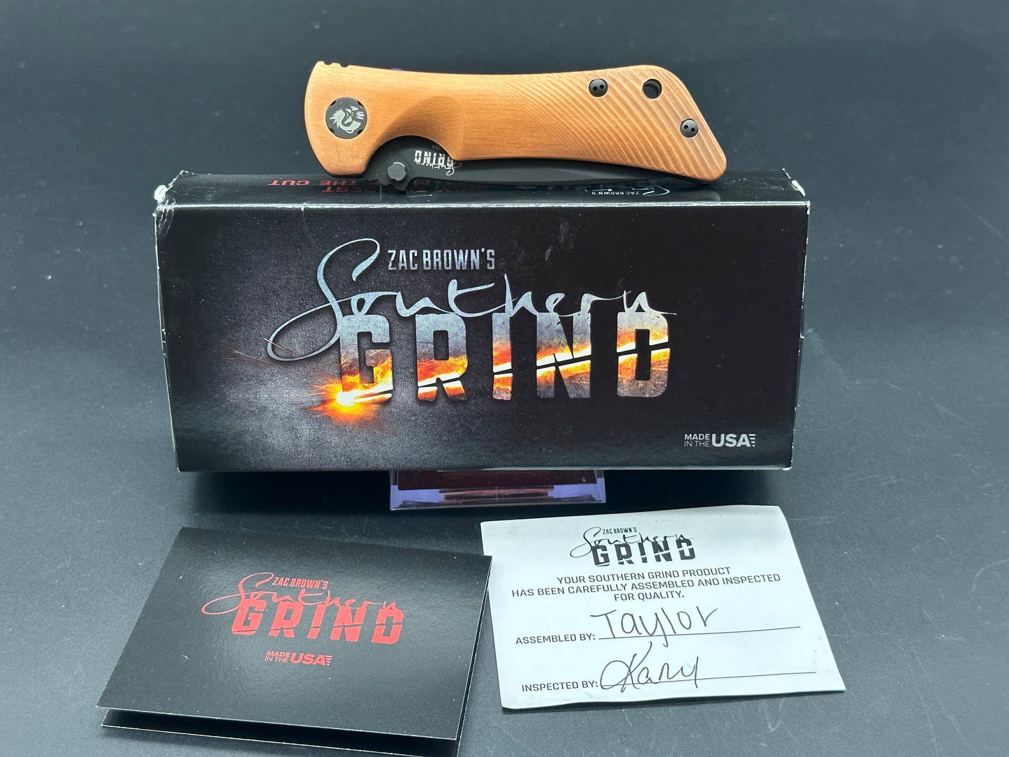 Southern Grind Spider Monkey Black Blade, Copper Handle