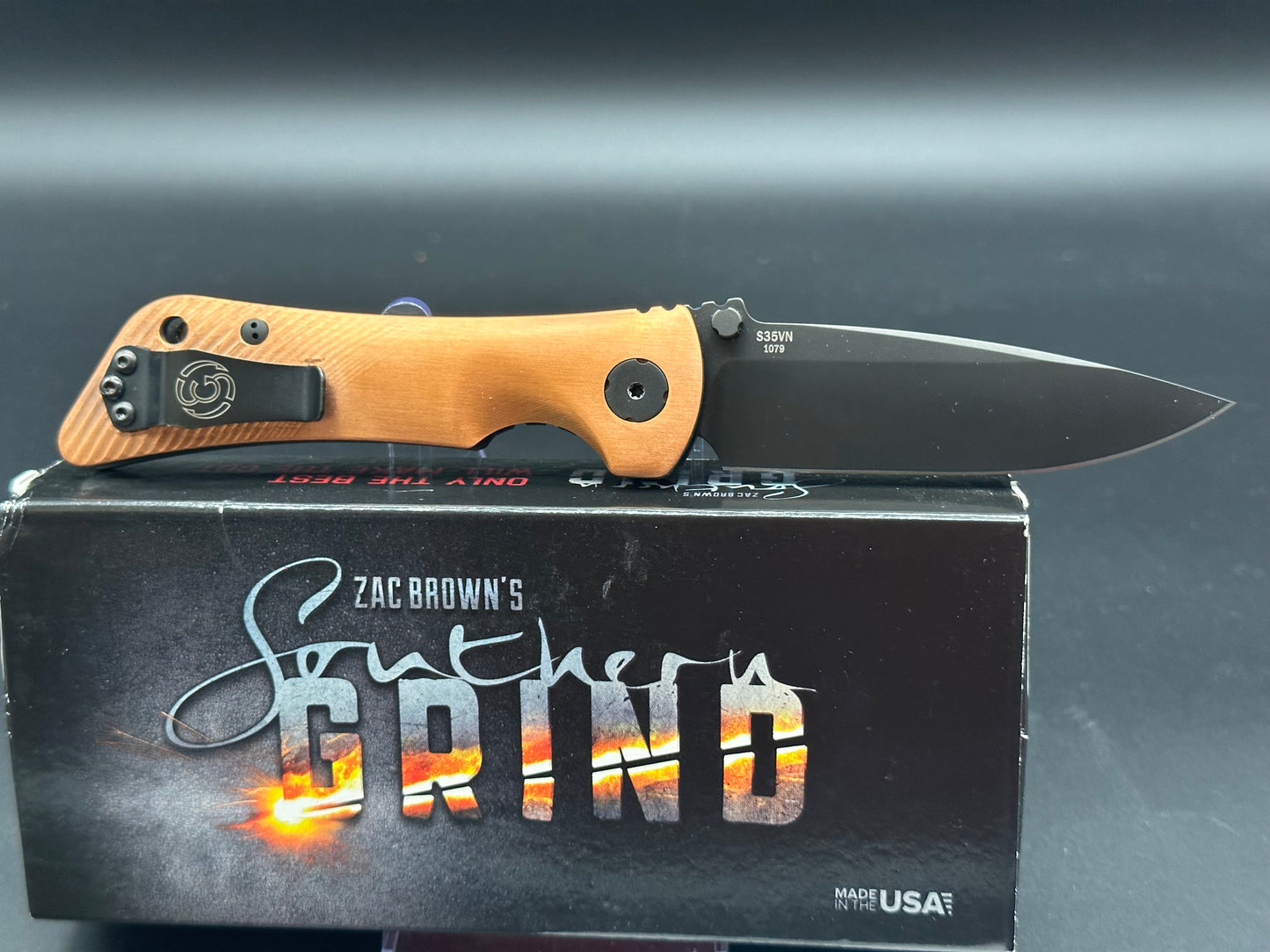 Southern Grind Spider Monkey Black Blade, Copper Handle