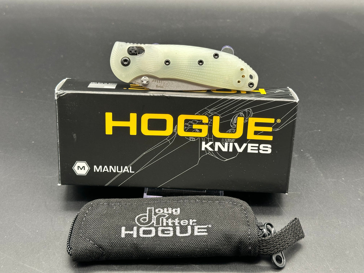 Hogue Ritter RSK mini jade g10 scales w/20CV blade