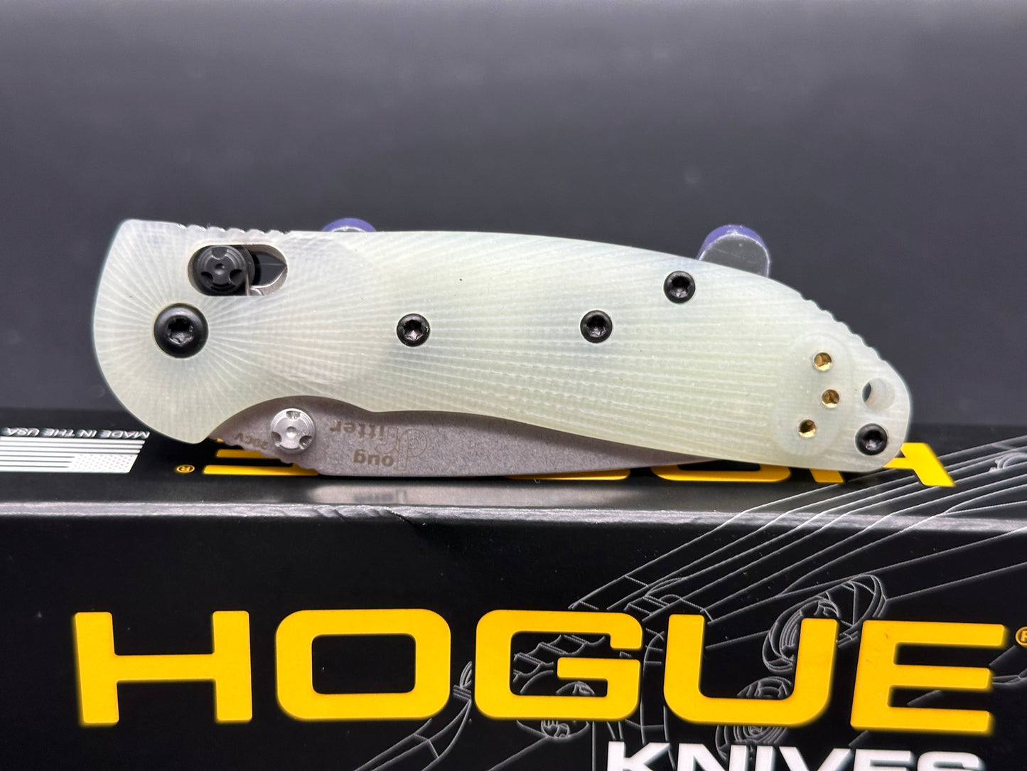 Hogue Ritter RSK mini jade g10 scales w/20CV blade