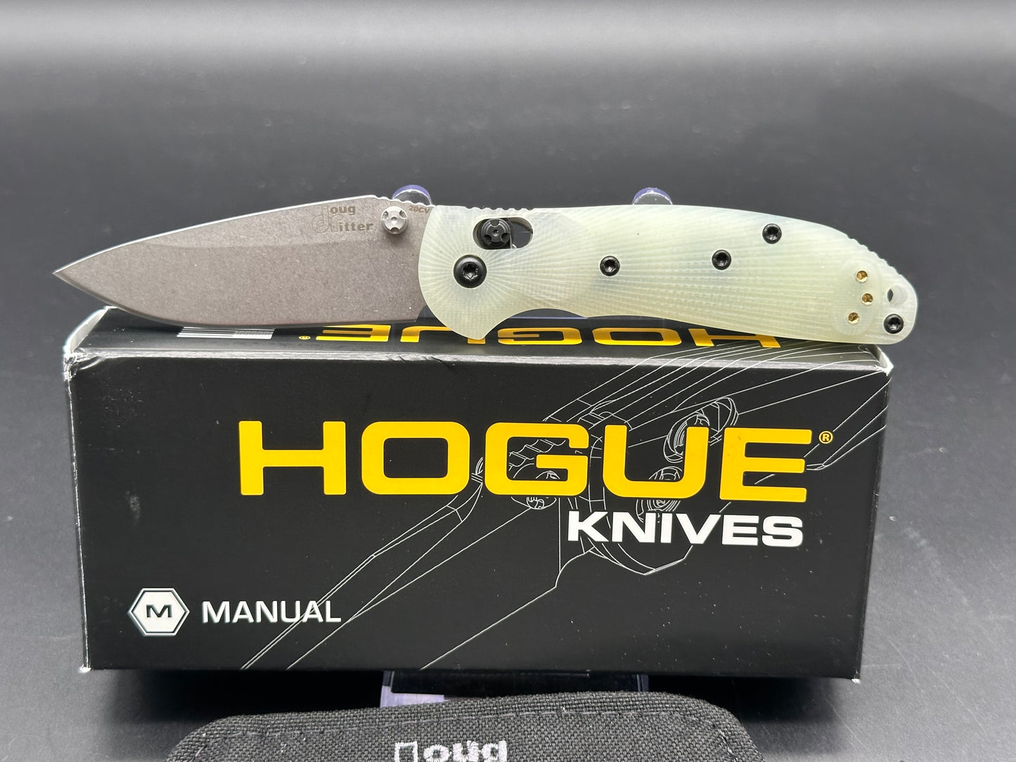 Hogue Ritter RSK mini jade g10 scales w/20CV blade