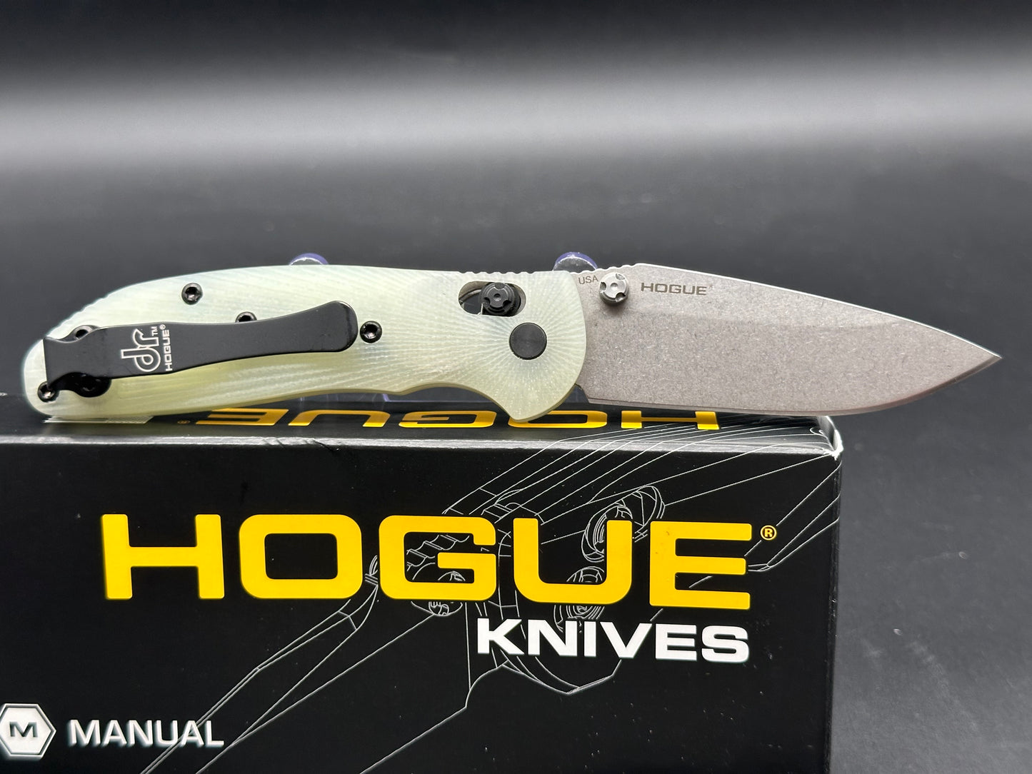 Hogue Ritter RSK mini jade g10 scales w/20CV blade