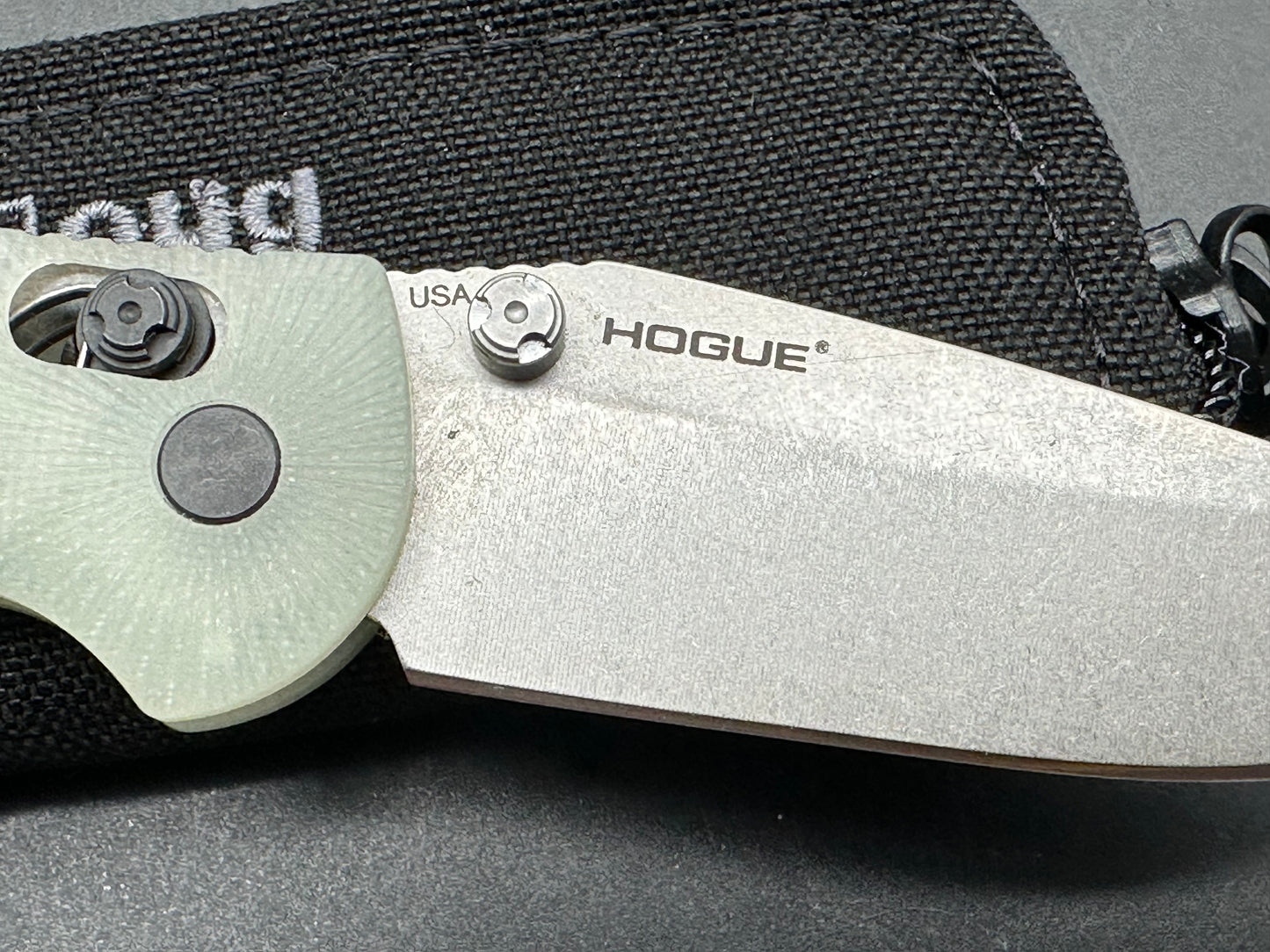 Hogue Ritter RSK mini jade g10 scales w/20CV blade