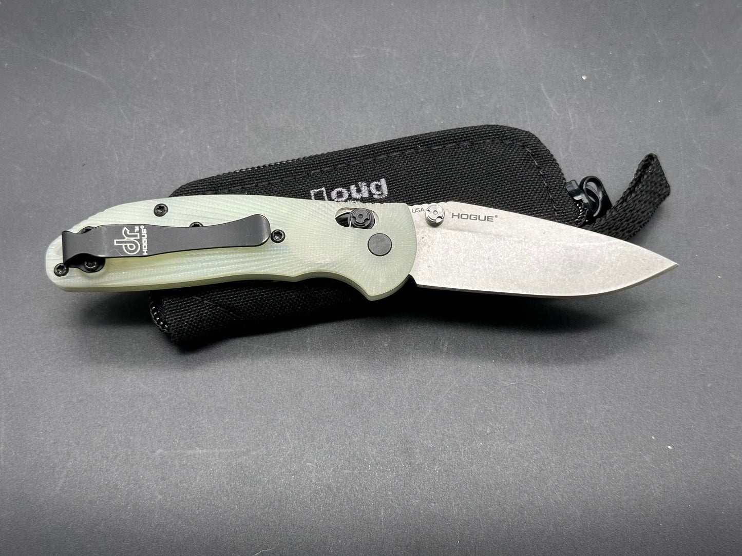 Hogue Ritter RSK mini jade g10 scales w/20CV blade