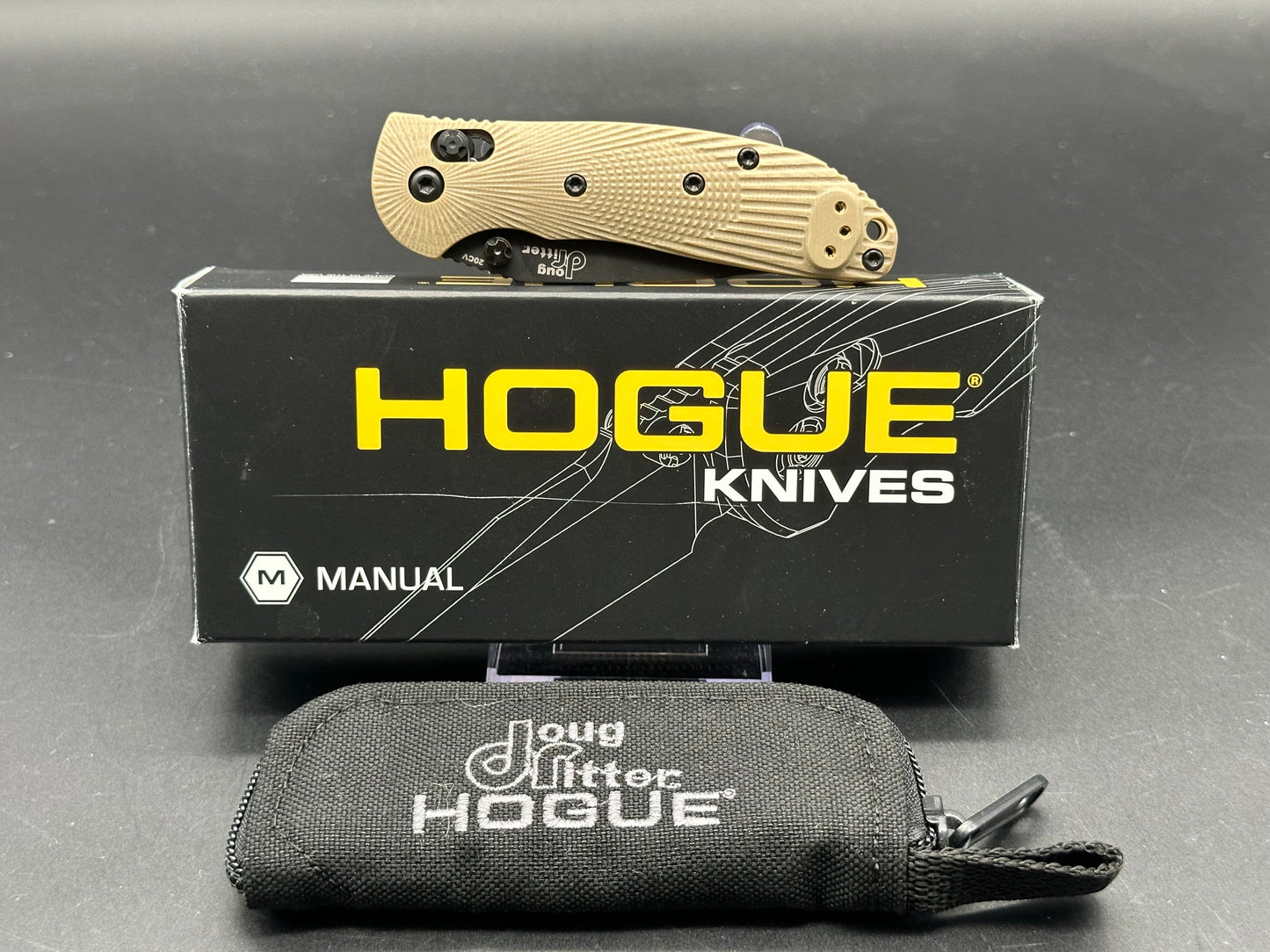 Hogue Ritter RSK mini FDE g10 scales w/20CV black blade