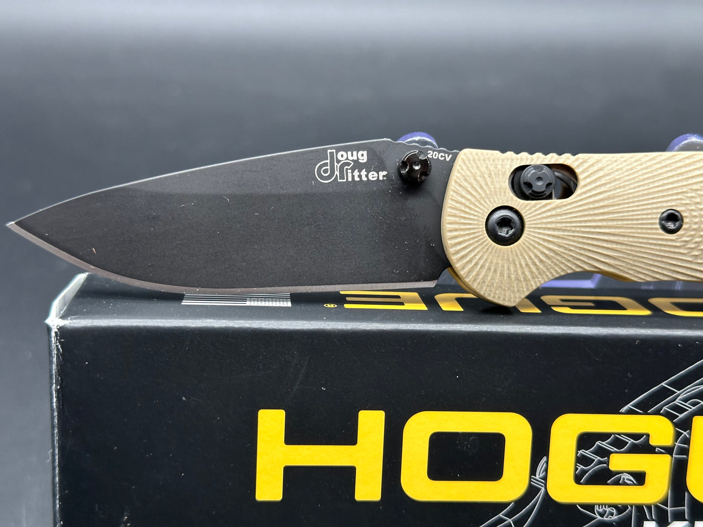 Hogue Ritter RSK mini FDE g10 scales w/20CV black blade