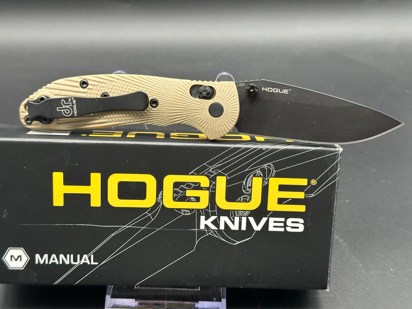 Hogue Ritter RSK mini FDE g10 scales w/20CV black blade