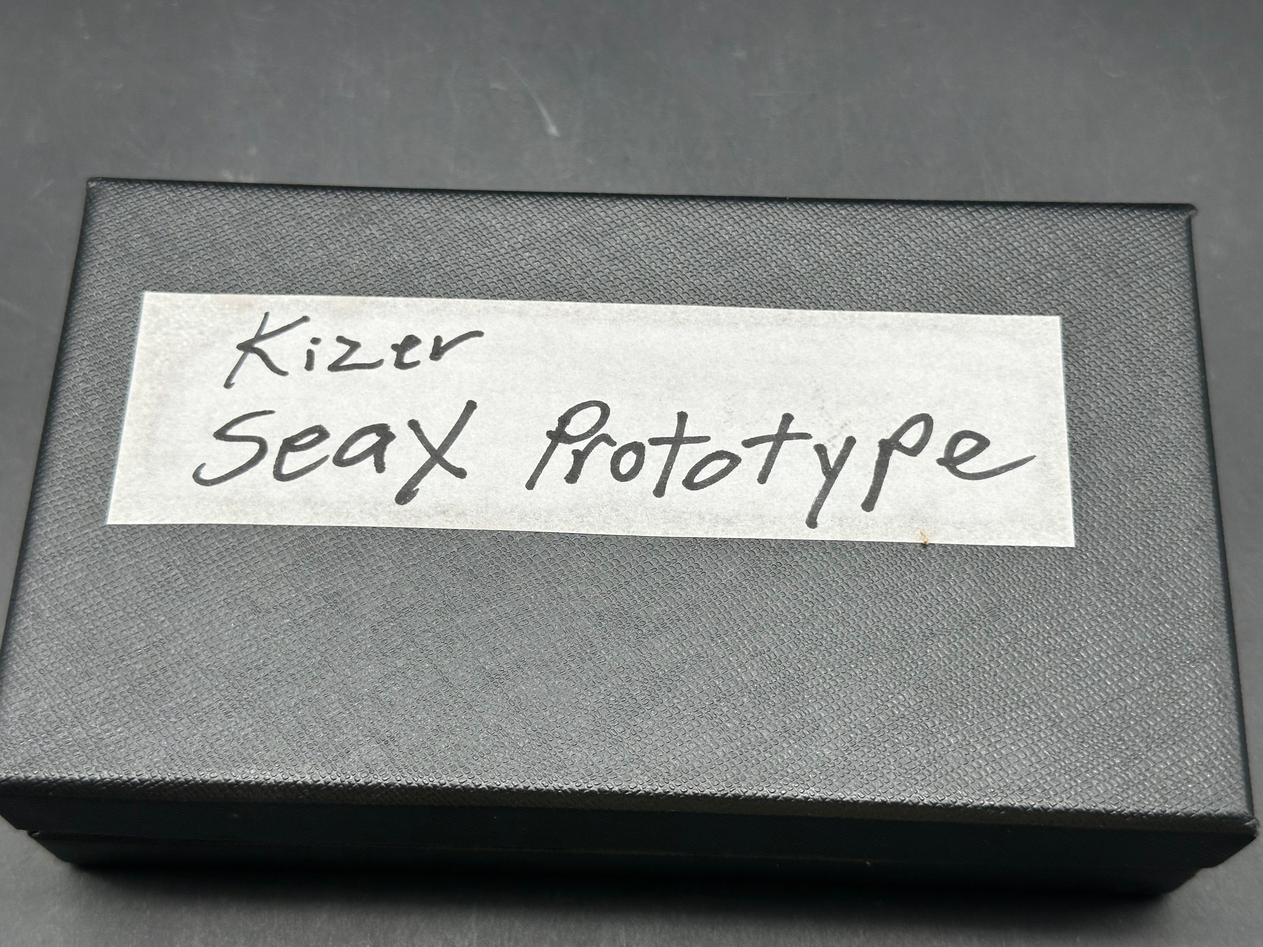 Kizer Seax prototype knife