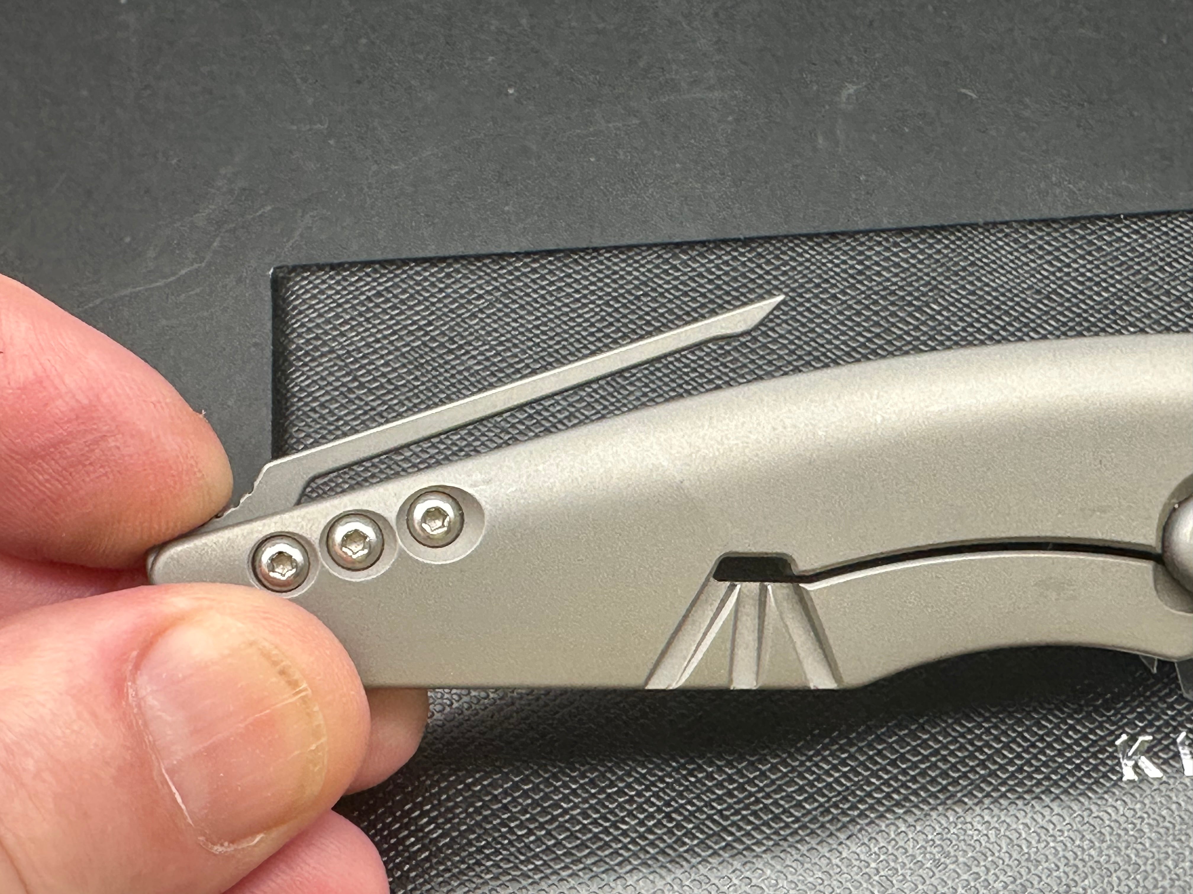 Kizer Seax prototype knife