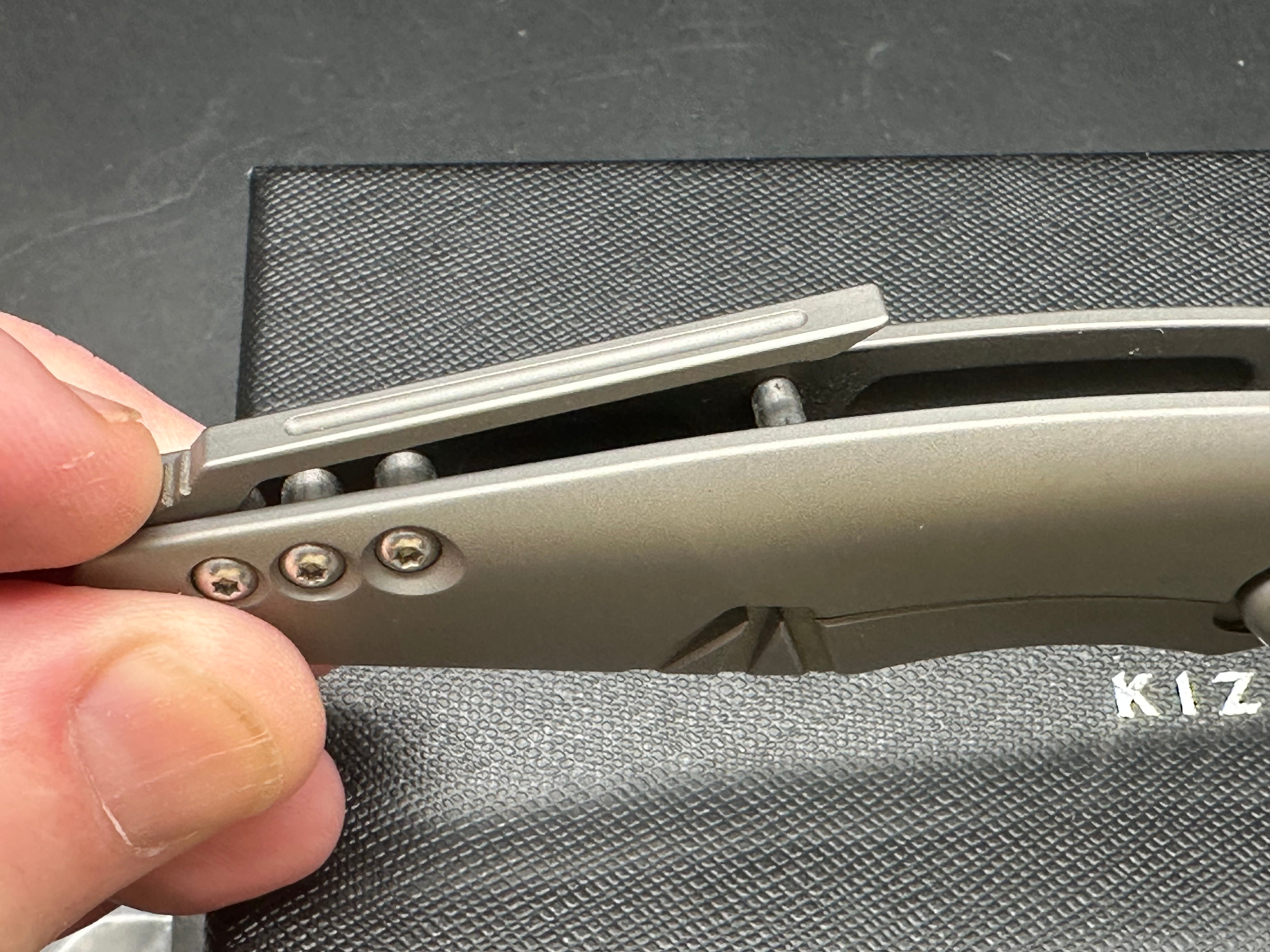 Kizer Seax prototype knife