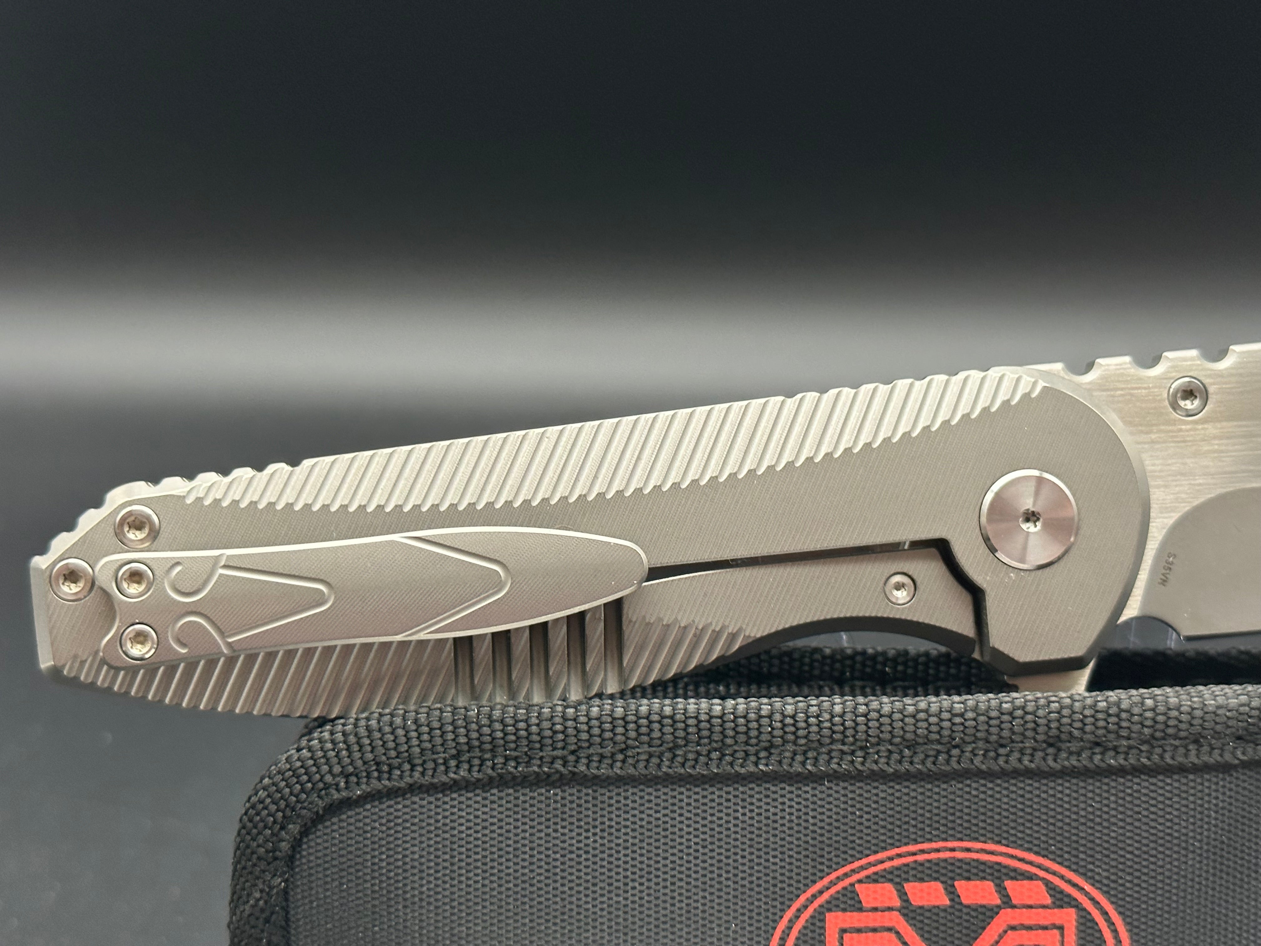 Miguron Preyer titanium handle w/S35VN blade