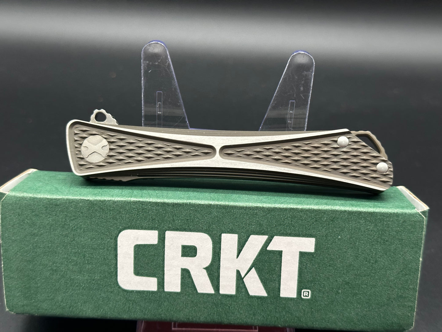 CRKT Crossbones Limited Edition Liner Lock Knife Ti (3.5" Satin M390) 7531