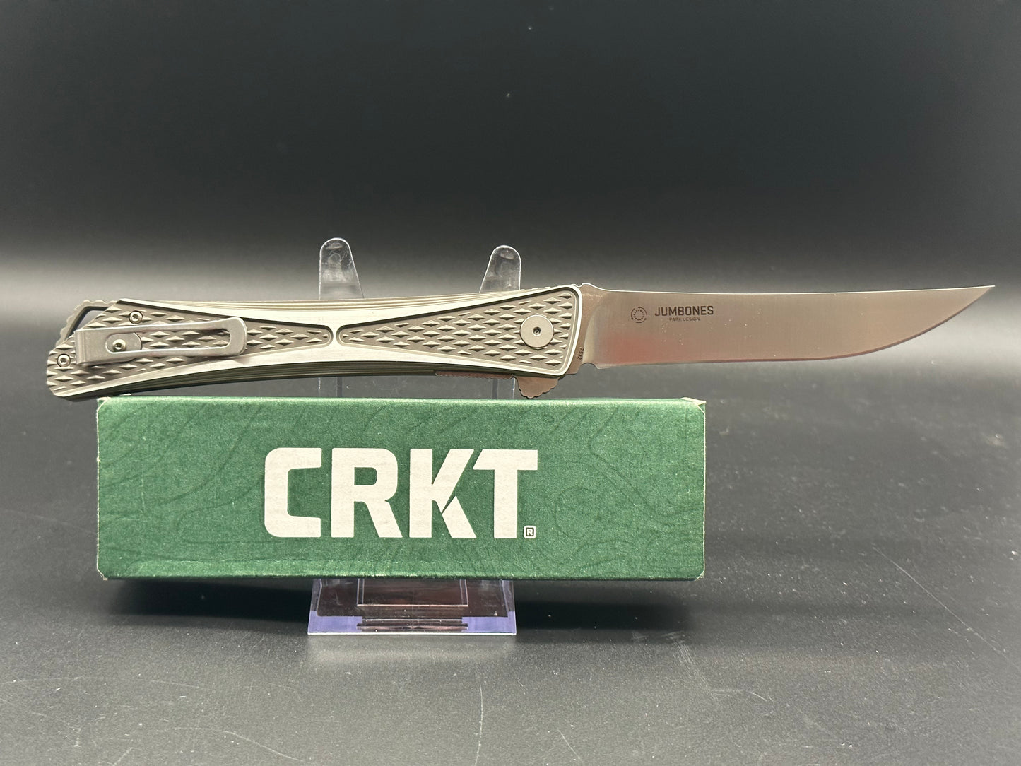 CRKT Jumbones 7532 Aus 8 2 Tone Aluminum  IKBS w/ factory box