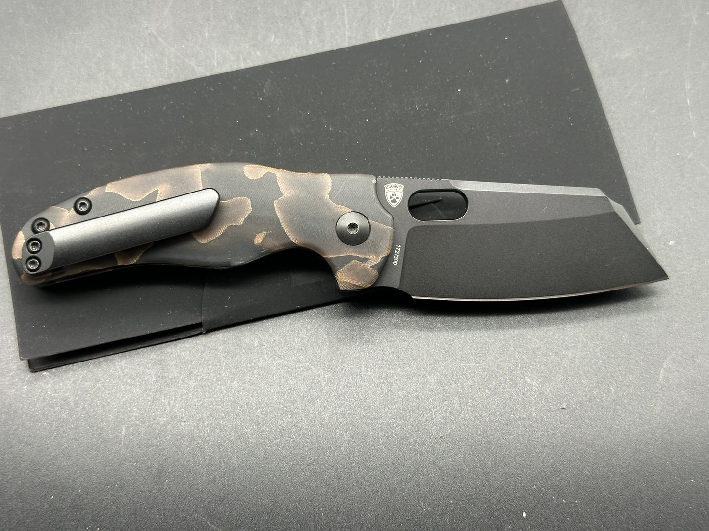 Kizer Sheepdog C01C Mini S35VN Blade Raffir Handle