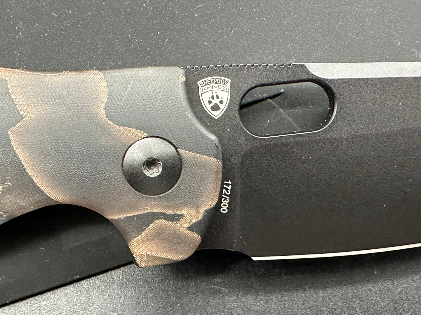 Kizer Sheepdog C01C Mini S35VN Blade Raffir Handle