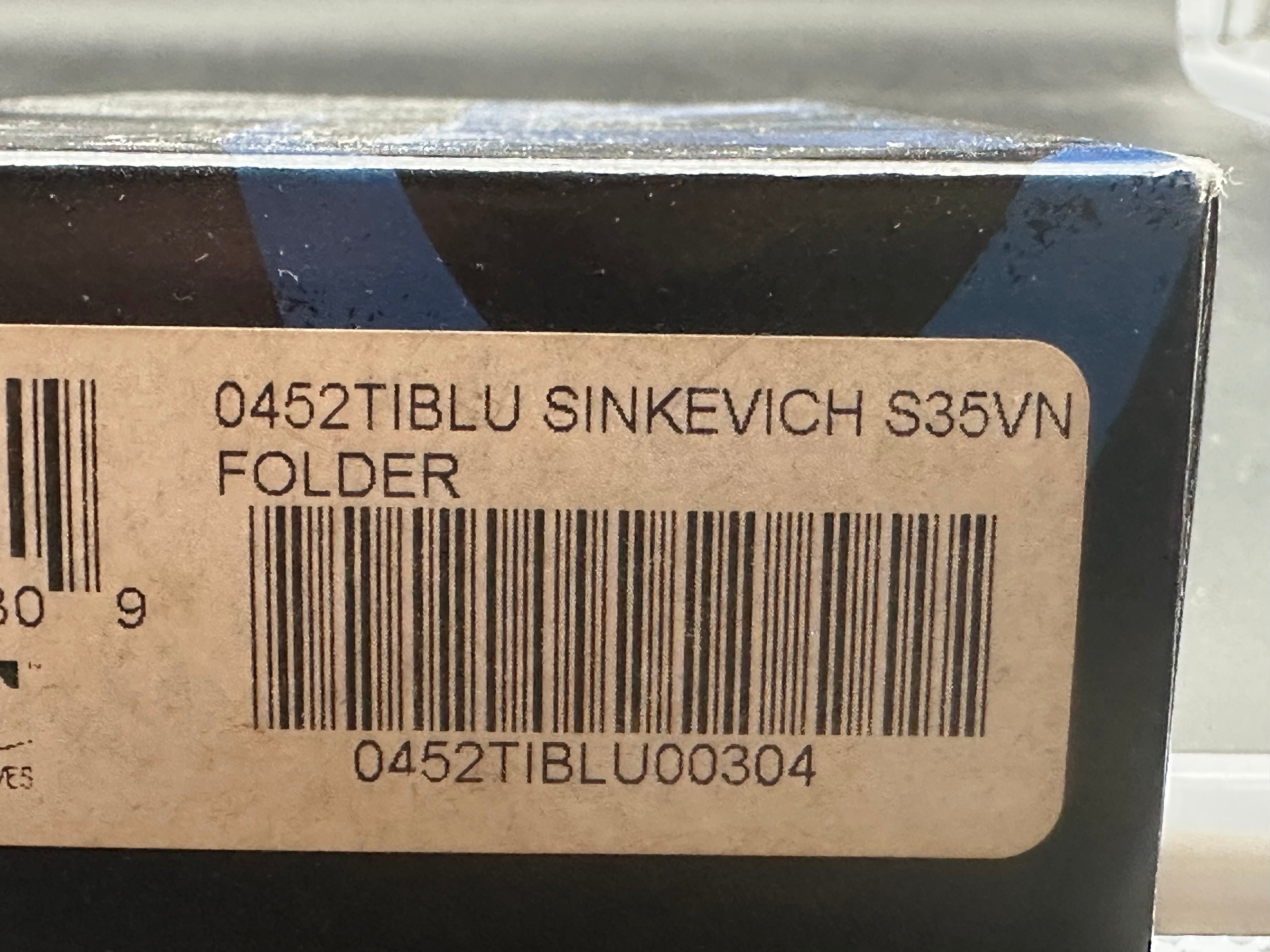 Zero Tolerance Sinkevich 0452CF Flipper Knife (4.1" Satin) ZT