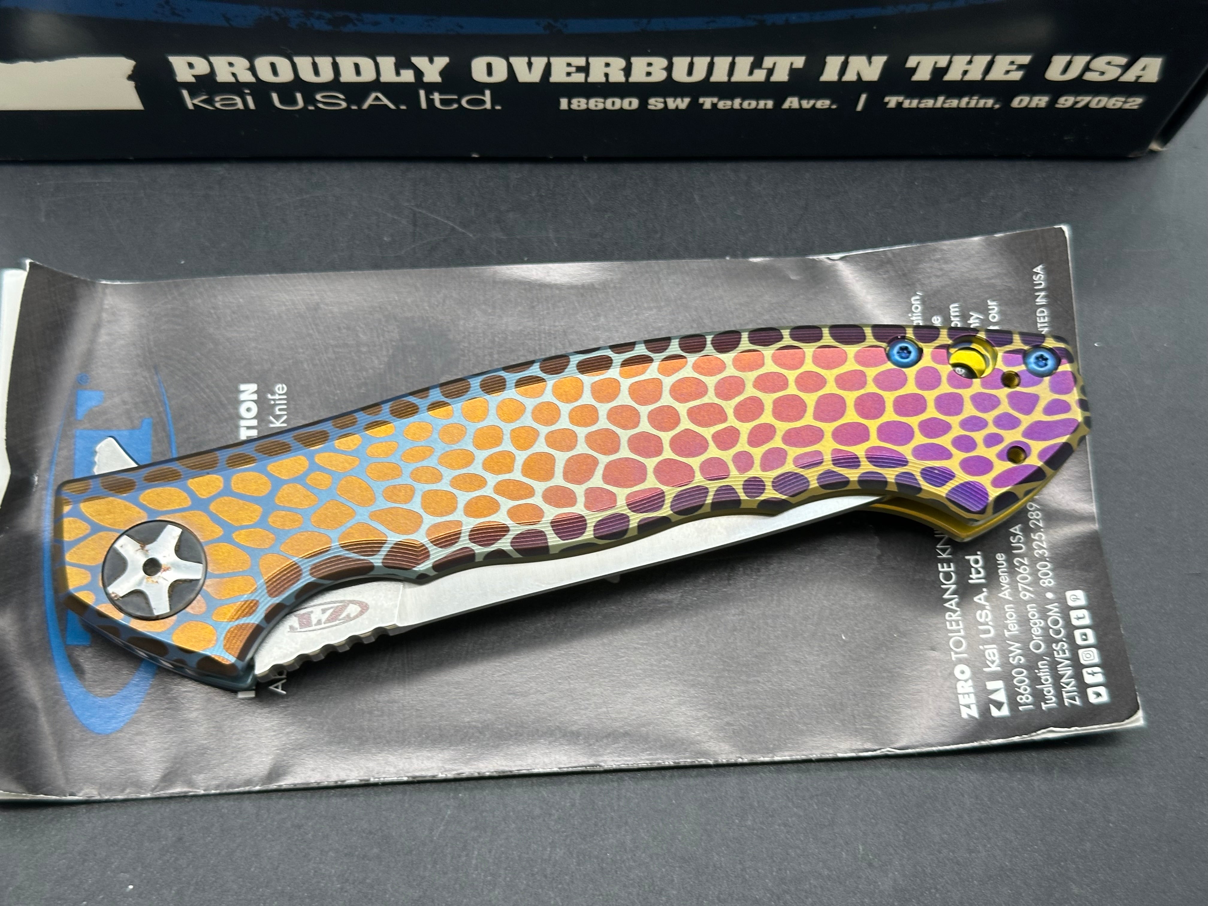 Zero Tolerance Sinkevich 0452CF Flipper Knife (4.1" Satin) ZT