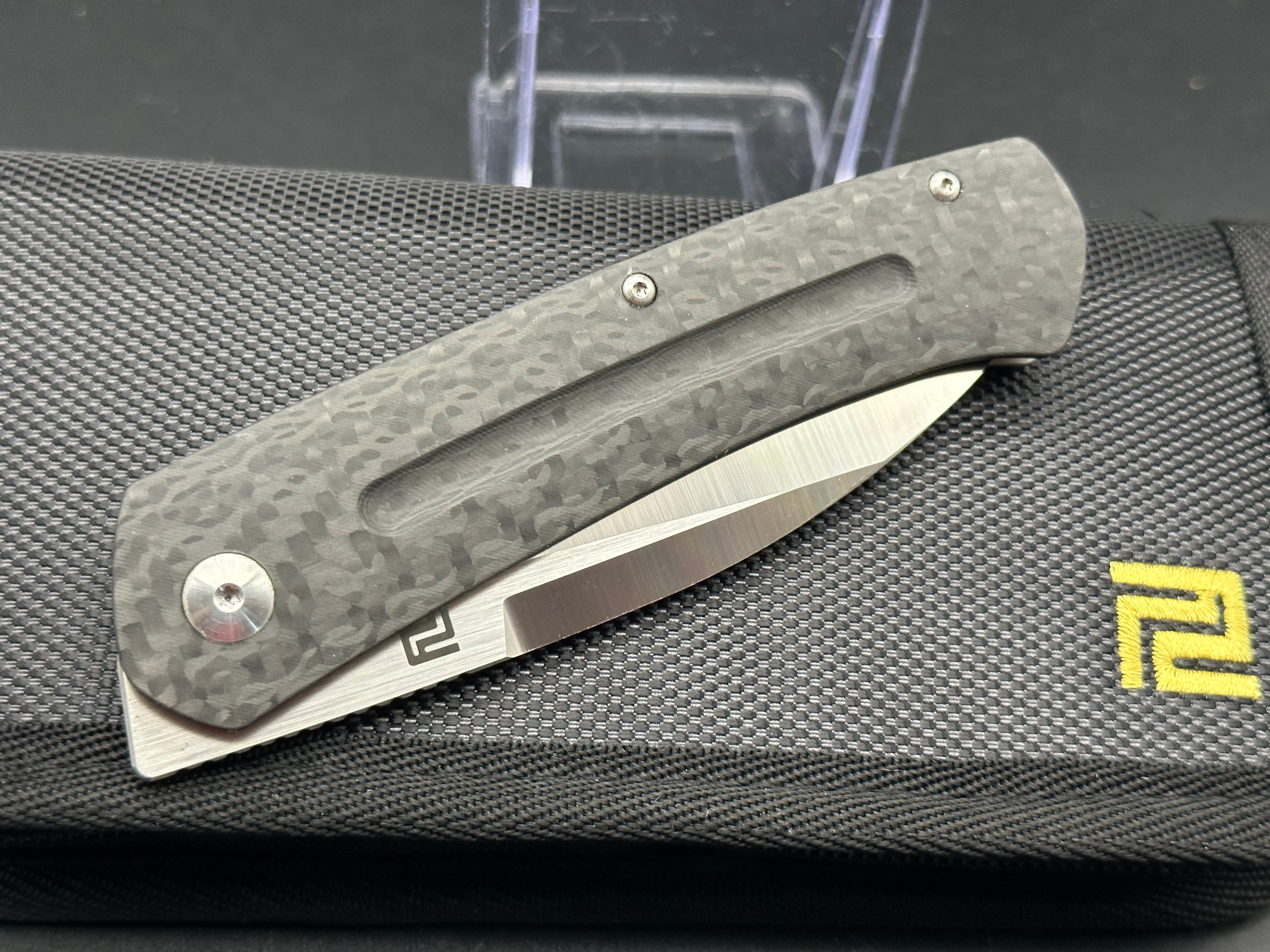 Artisan Cutlery Centauri 1839G-MCF S35VN TI & CF scales