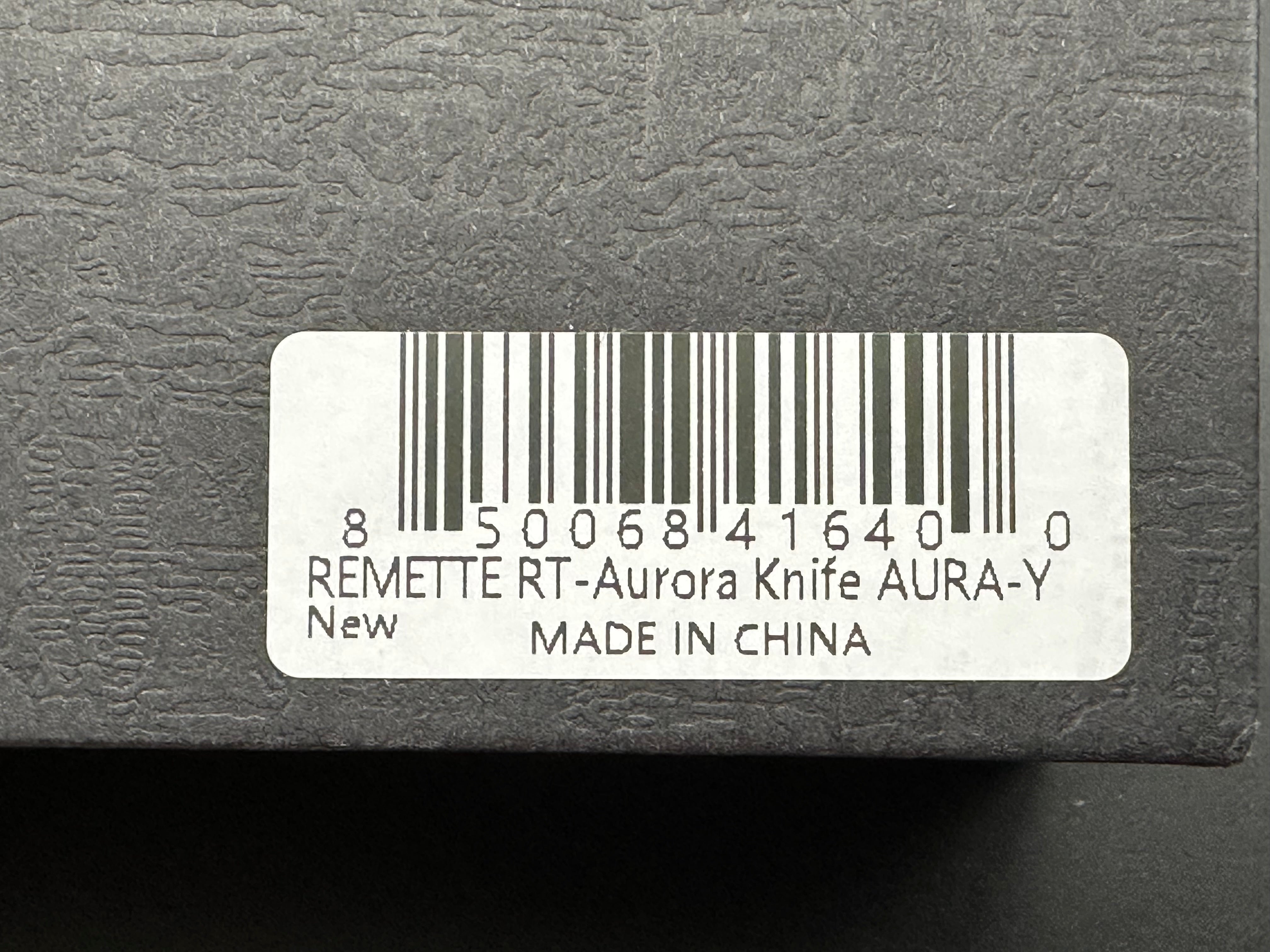 REMETTE RT-AURORA TITANIUM/YELLOW/CARBON FIBER HANDLE M390
