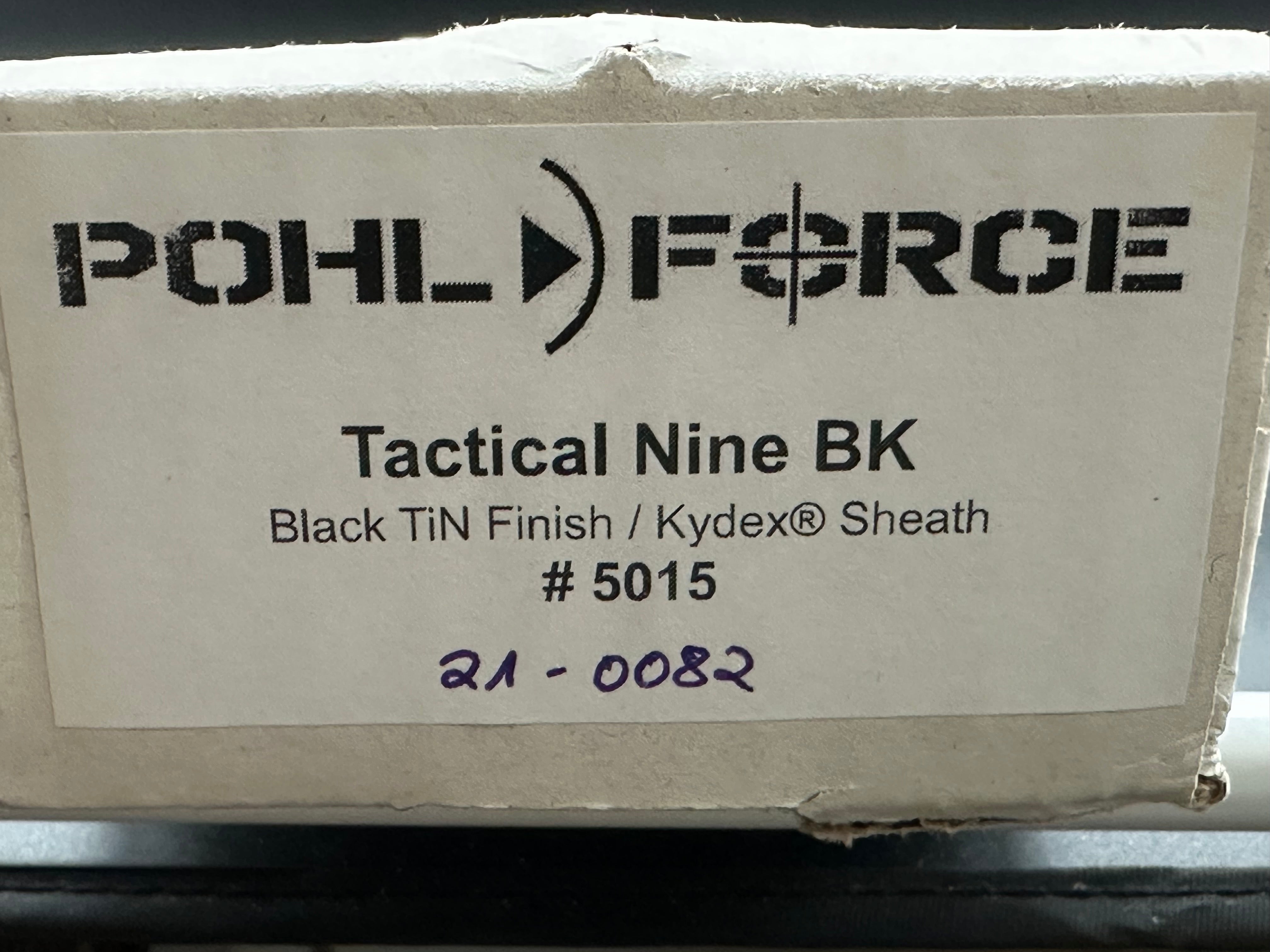 Pohl Force Tactical Nine BK