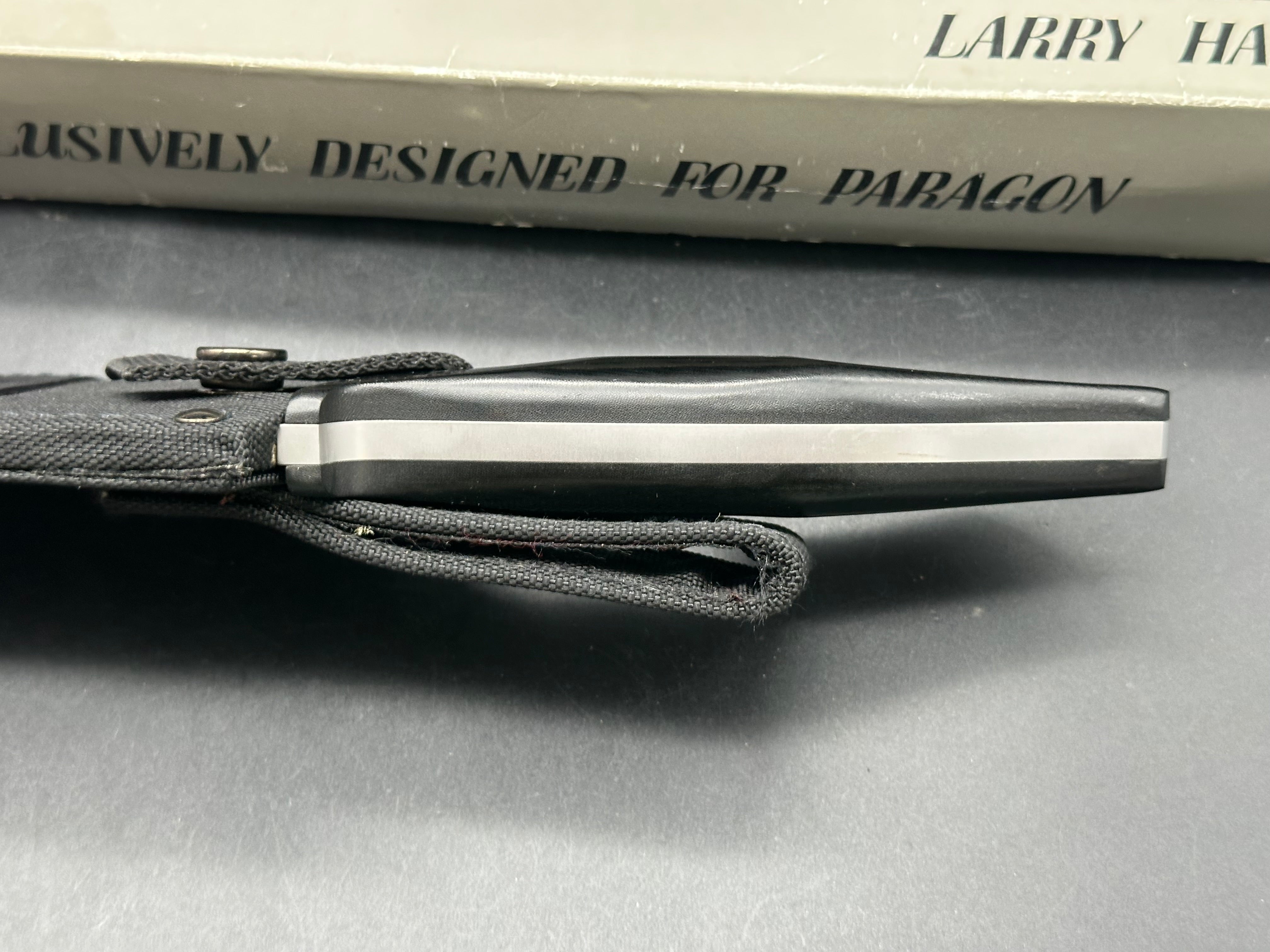 Harley Battle Bowie  Paragon (Seki Japan) collaborated with Larry Harley to replicate his Battle Bowie.  13 1/2" total length,blade is 8"