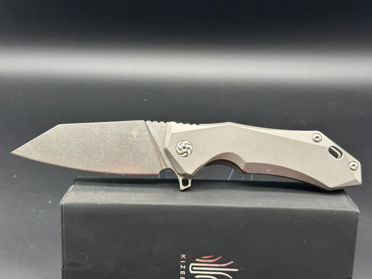 Kizer Uprising Ki4491A2 S35VN Stonewash, TI handle