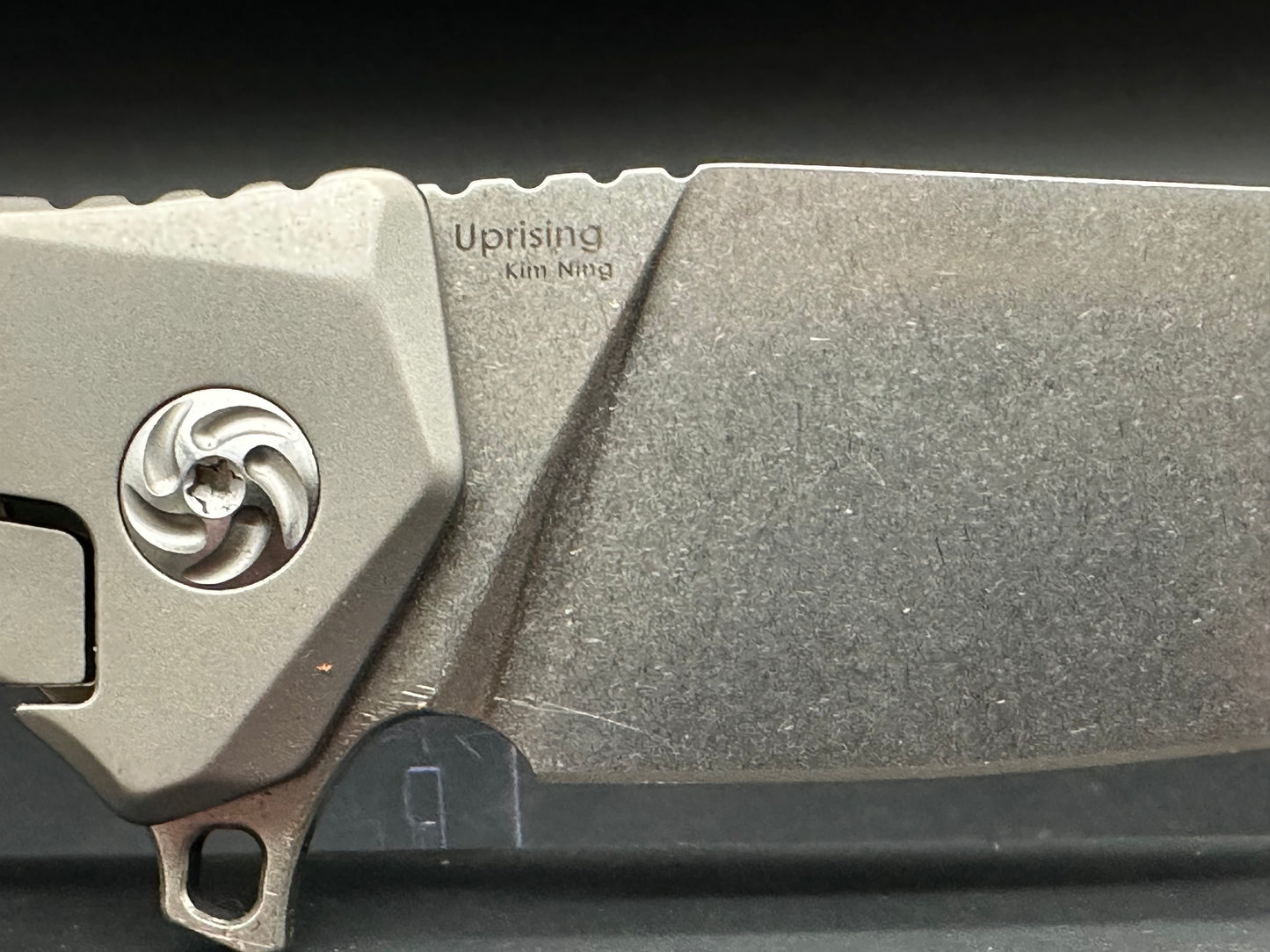 Kizer Uprising Ki4491A2 S35VN Stonewash, TI handle