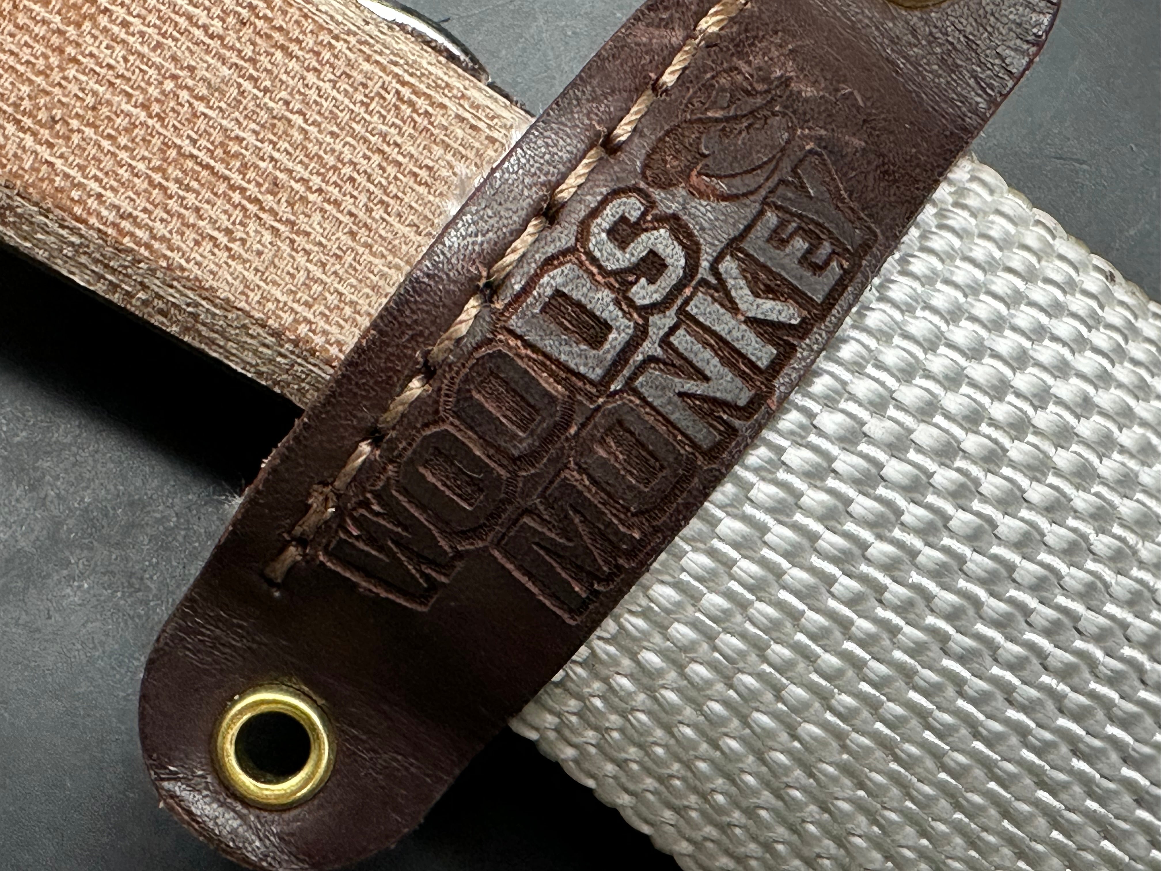 Woods Monkey Half Chete 1095 steel with OD green cerakote and natural canvas micarta handles