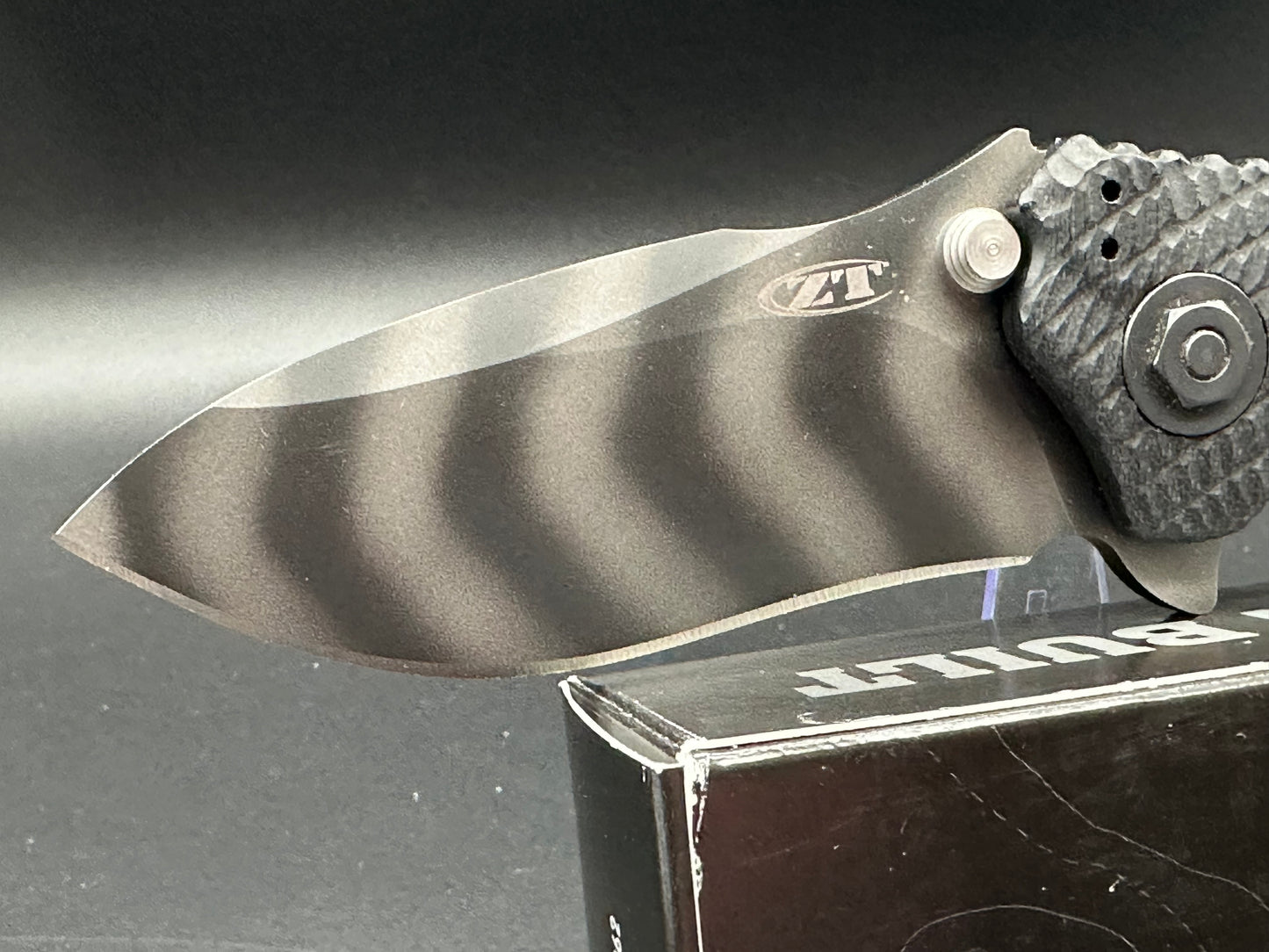 Zero Tolerance 0303 Assisted Opening Knife Black G-10 (3.75" Tiger Stripe)