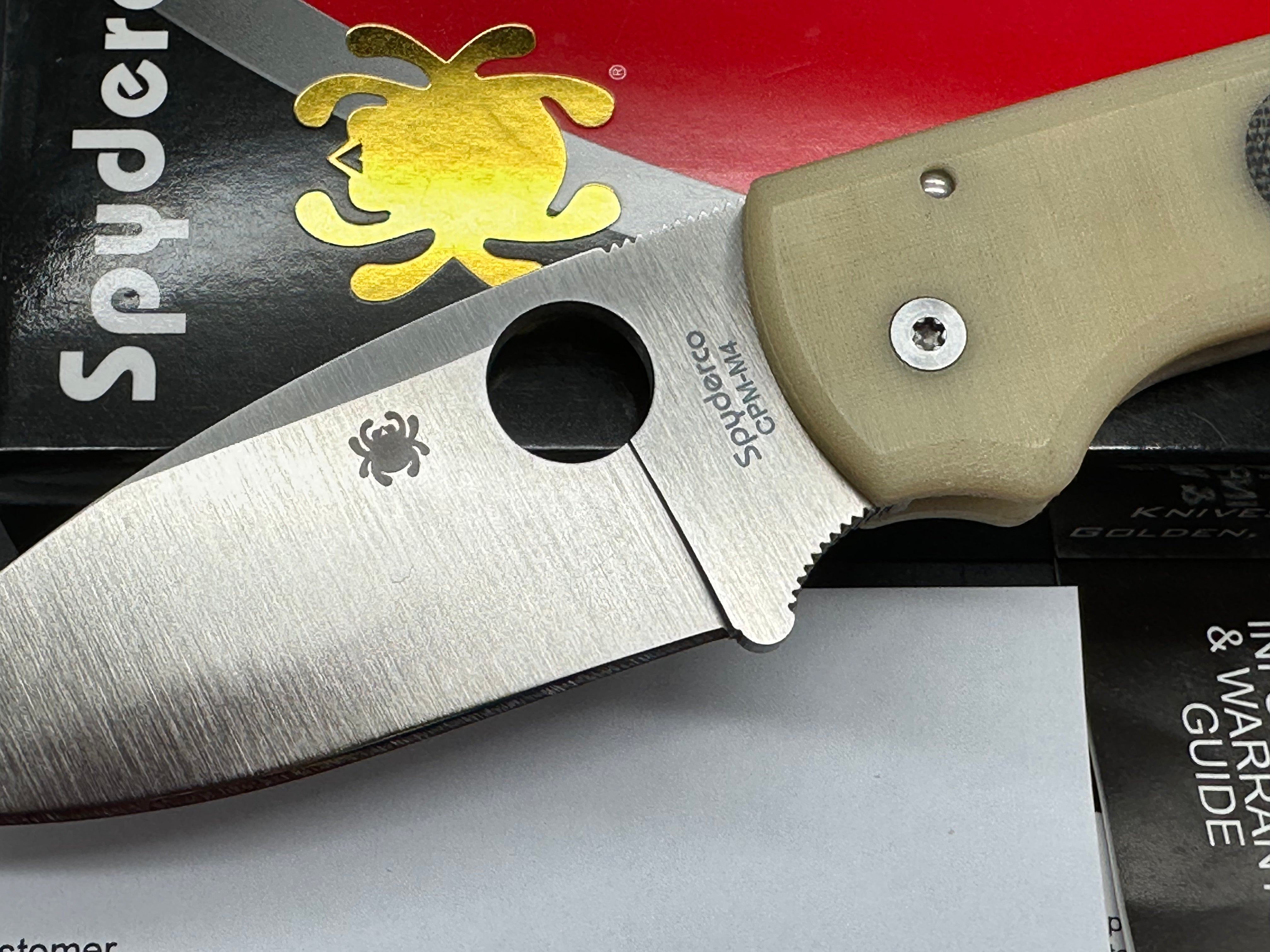Spyderco Shaman – Green Micarta / CPM M4