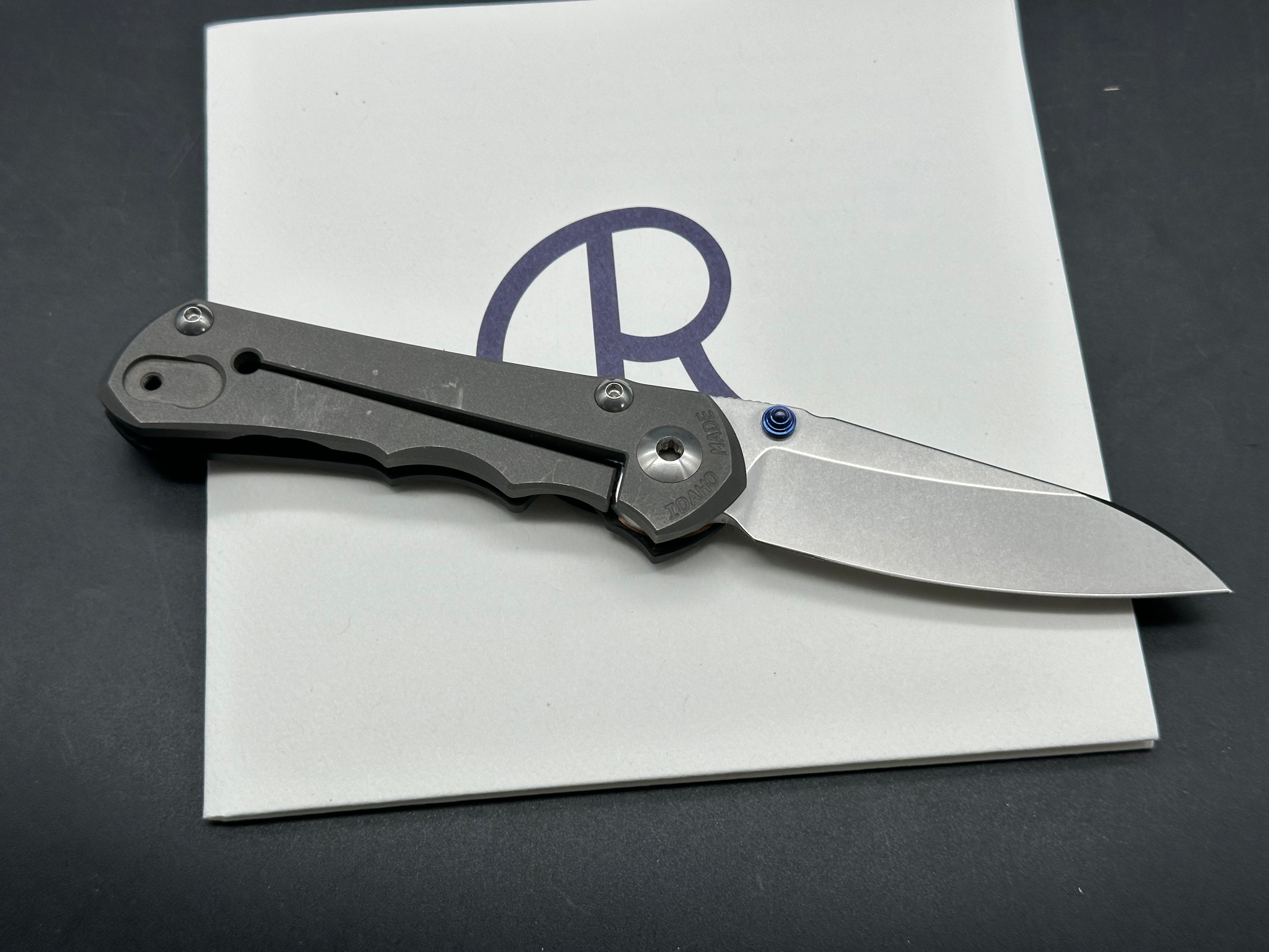 Chris Reeve Knives Small Inkosi Insingo in S35VN Carbon Fiber scale, KnifeArt.com exclusive, like new