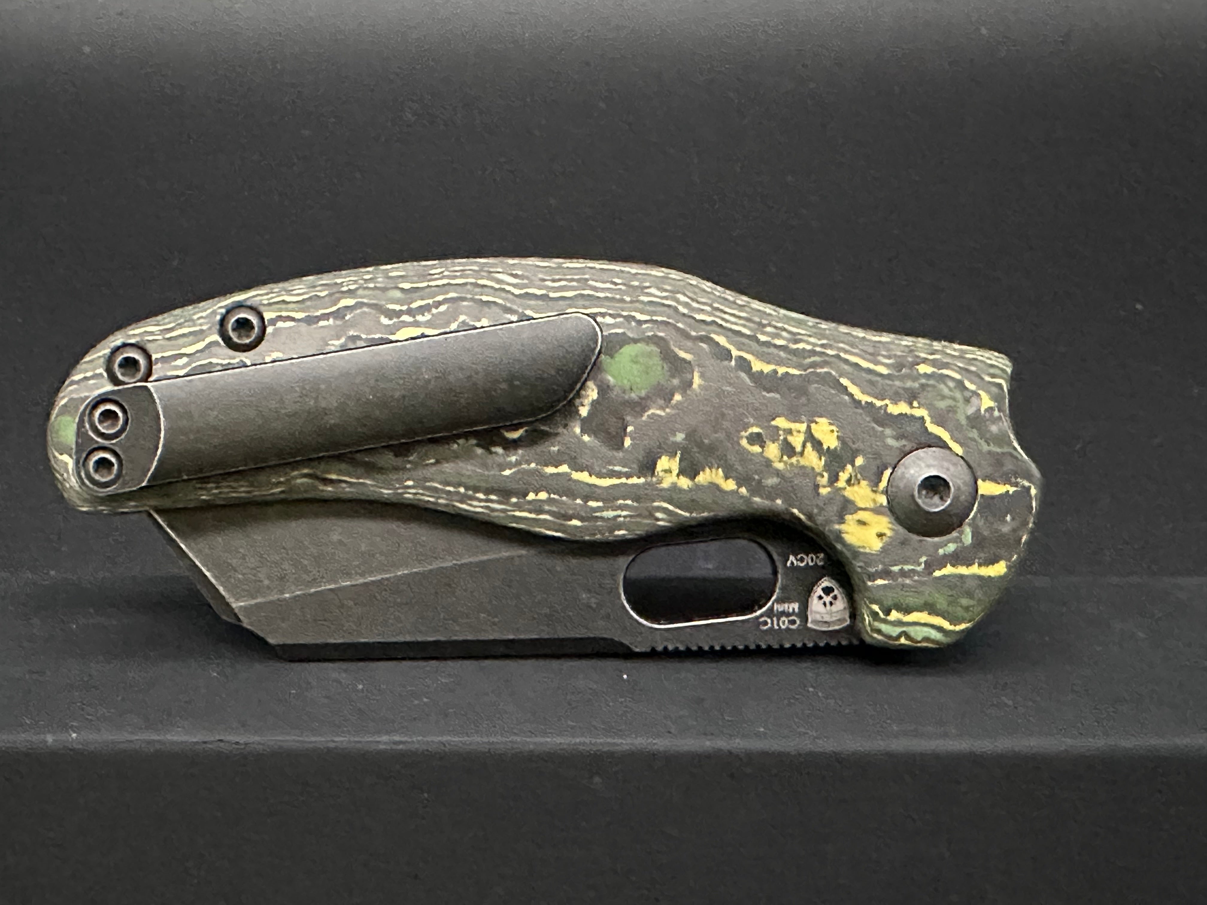 Kizer C01C Mini Sheepdog 20CV Blade Fat carbon