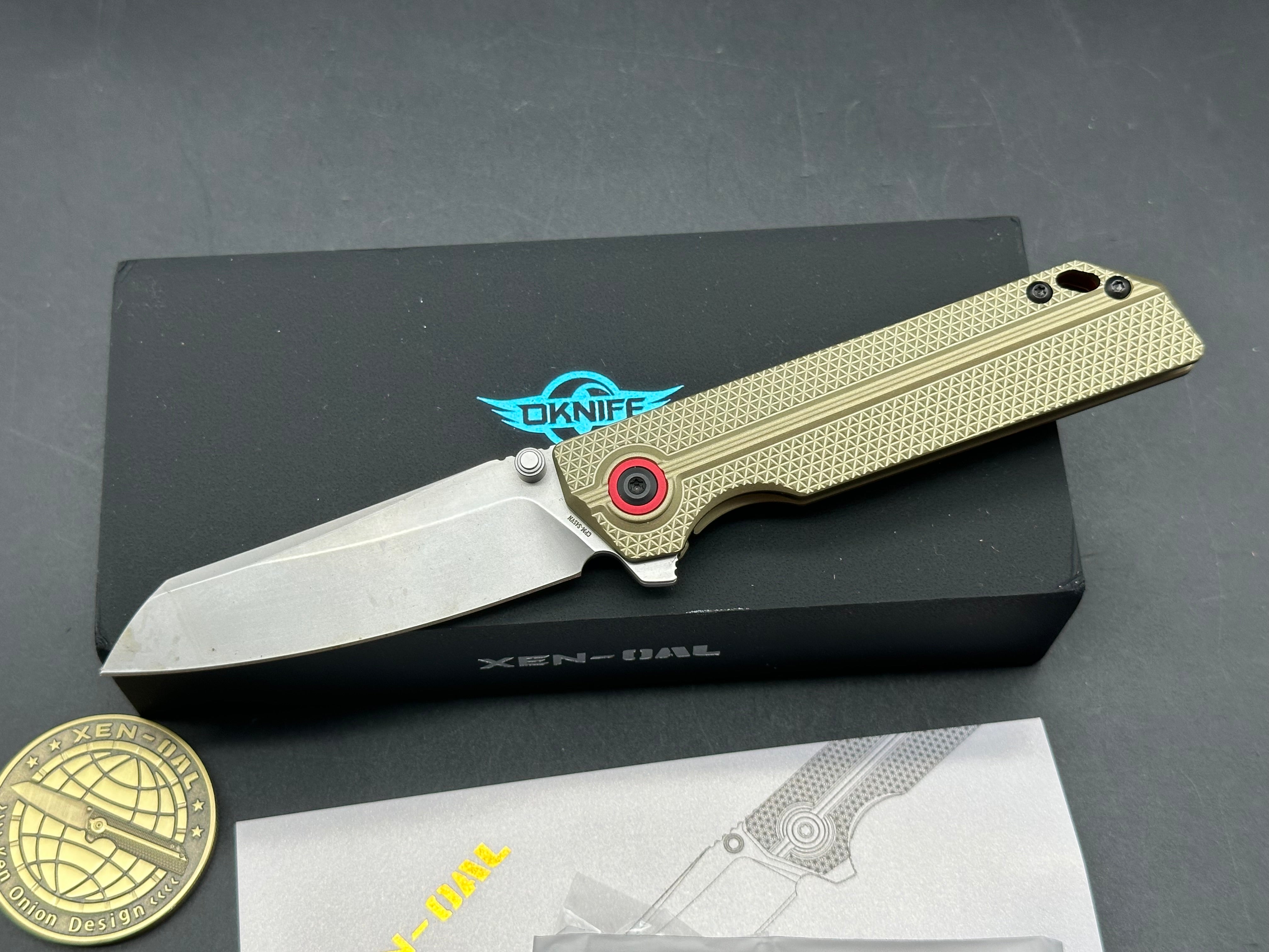 Oknife XEN-OAL Ultra-Lightweight Frame-Lock Pocket Knife