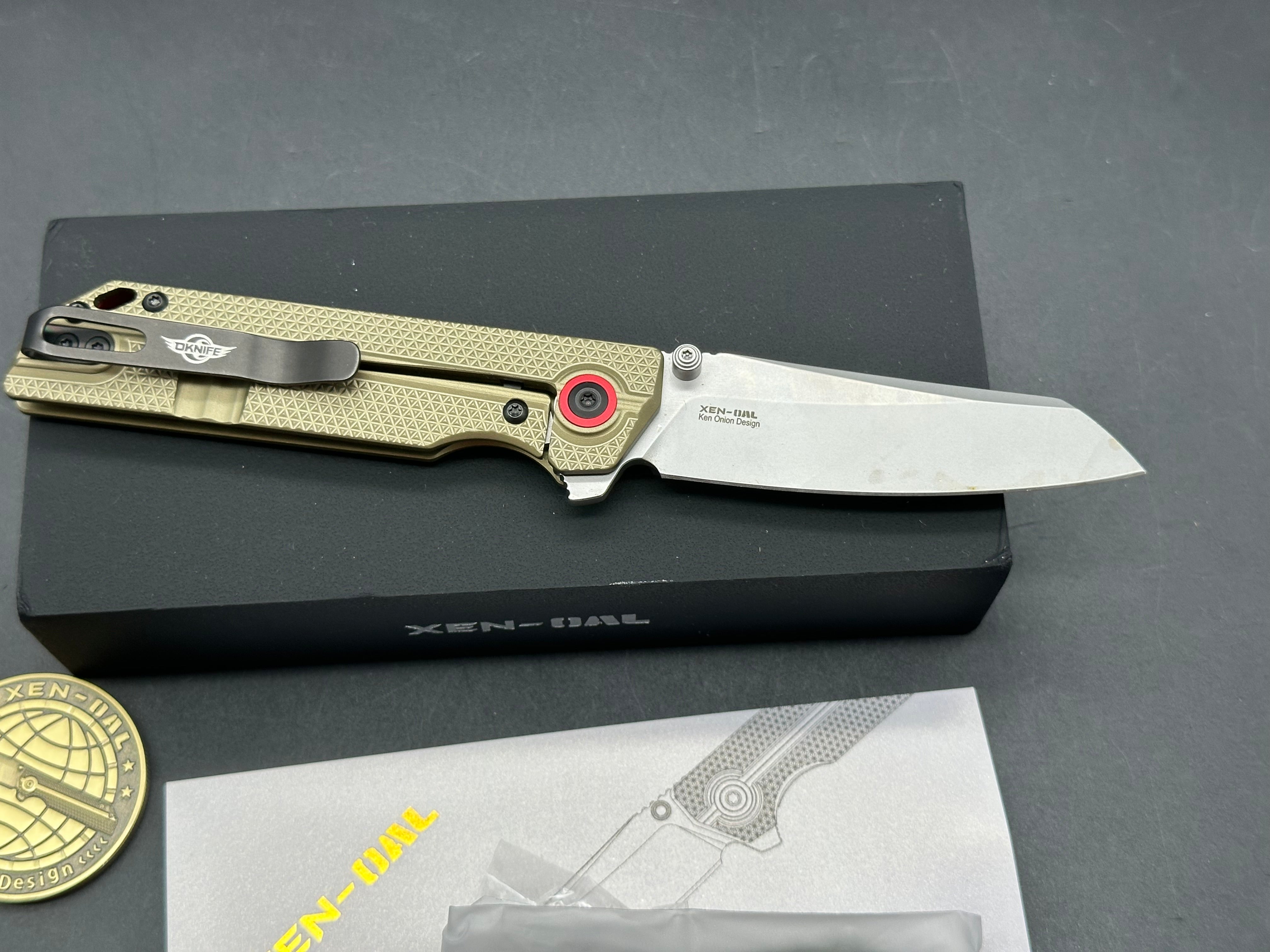 Oknife XEN-OAL Ultra-Lightweight Frame-Lock Pocket Knife