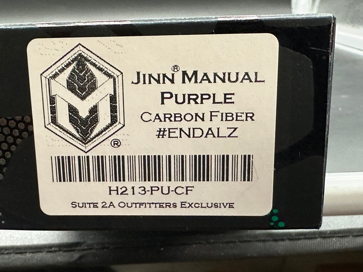 Heretic Jinn Purple MagNacut & Carbon fiber Suite 2A Outfitters exclusive