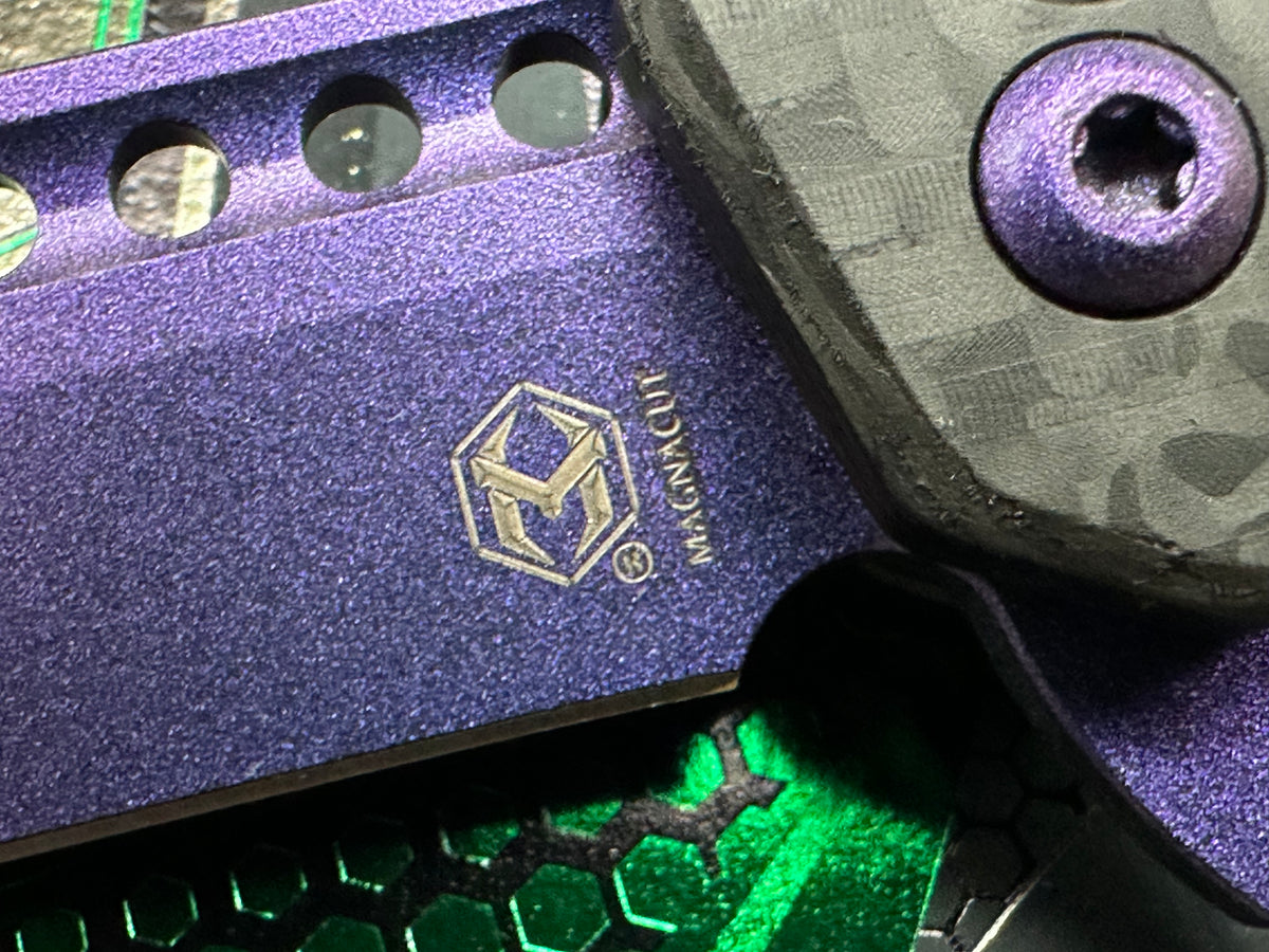 Heretic Jinn Purple MagNacut & Carbon fiber Suite 2A Outfitters exclusive
