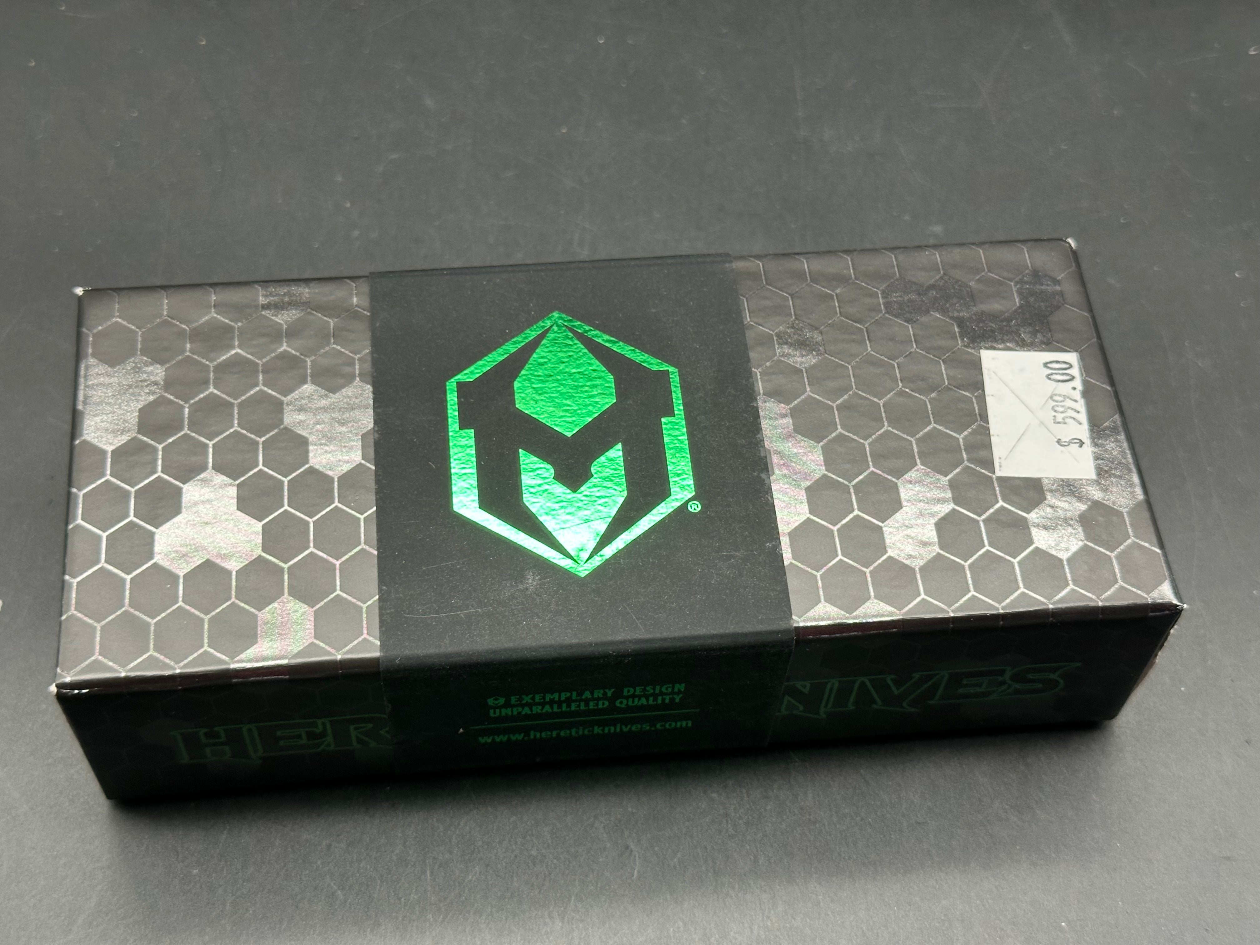 Heretic Knives Manticore X Double Edge DLC w/ Ultem Inlays & Button