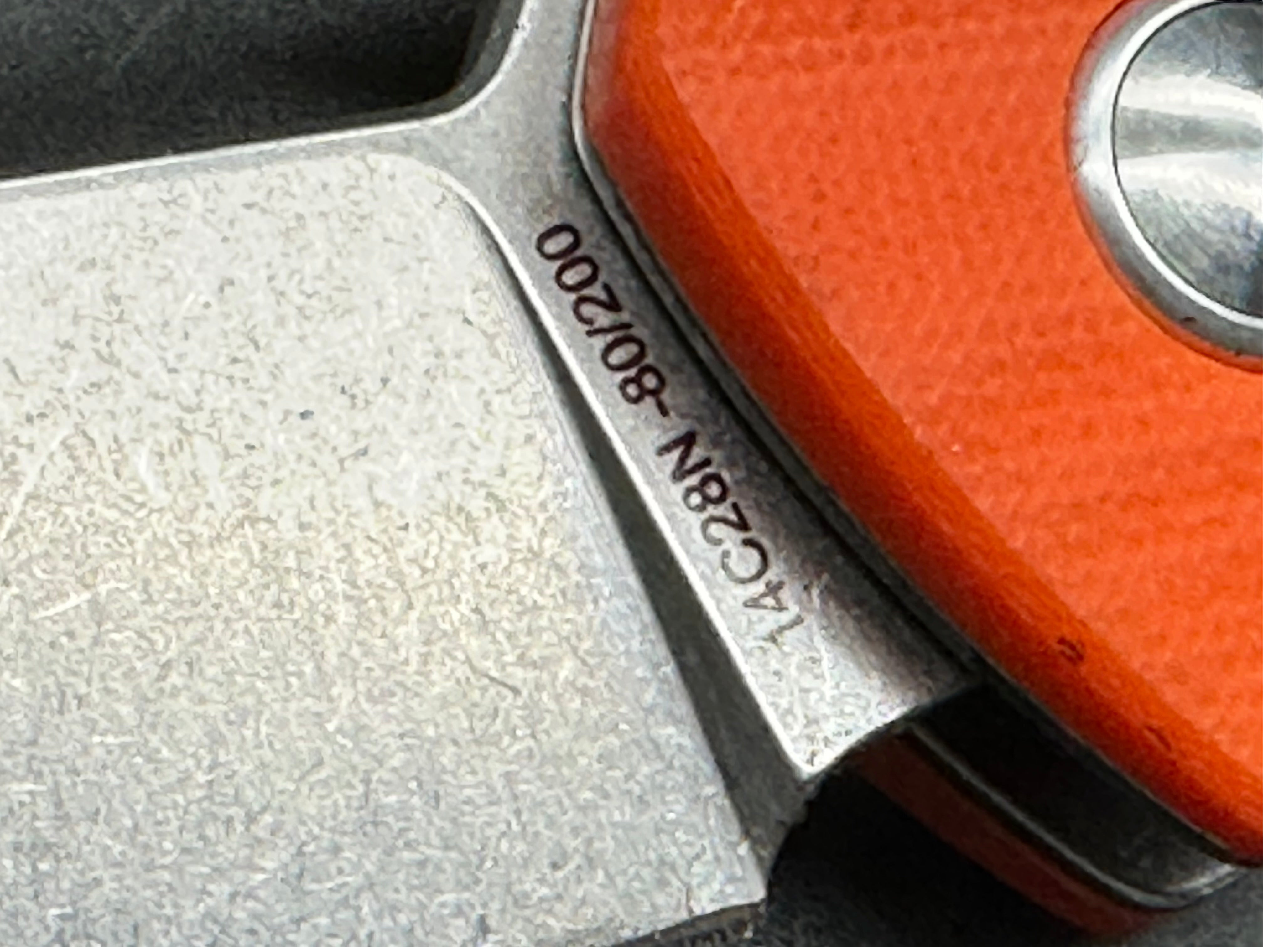 County Comm Combo R4A PRO D2 Fixed blade #375 of 500 with glow in the dark handles / Orange G-10 discontinued crossbar lock folder #80 of 200