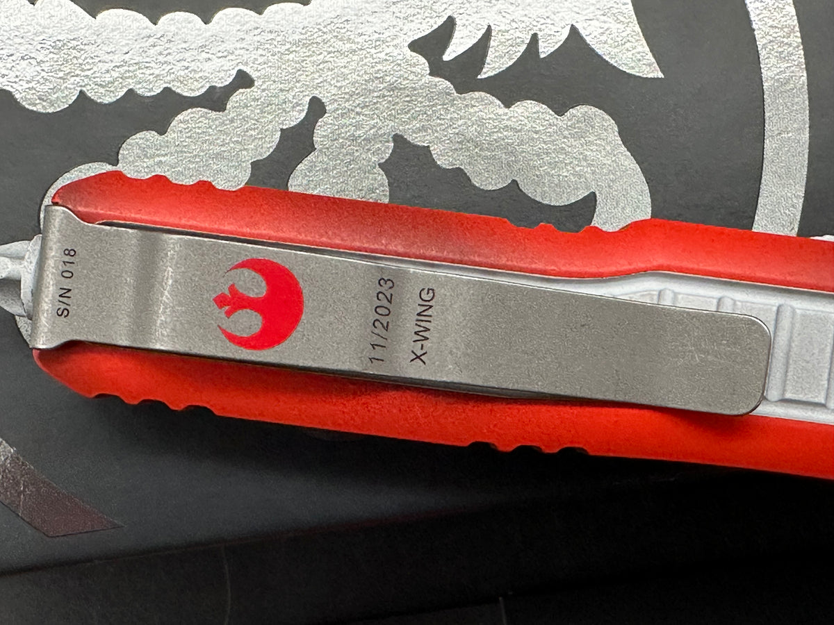 Microtech UTX-85 T/E Hellhound Automatic Knife X-Wing Star Wars 3.1"