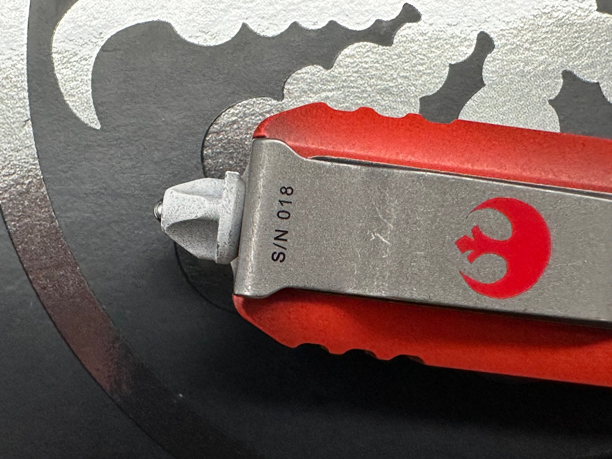 Microtech UTX-85 T/E Hellhound Automatic Knife X-Wing Star Wars 3.1"