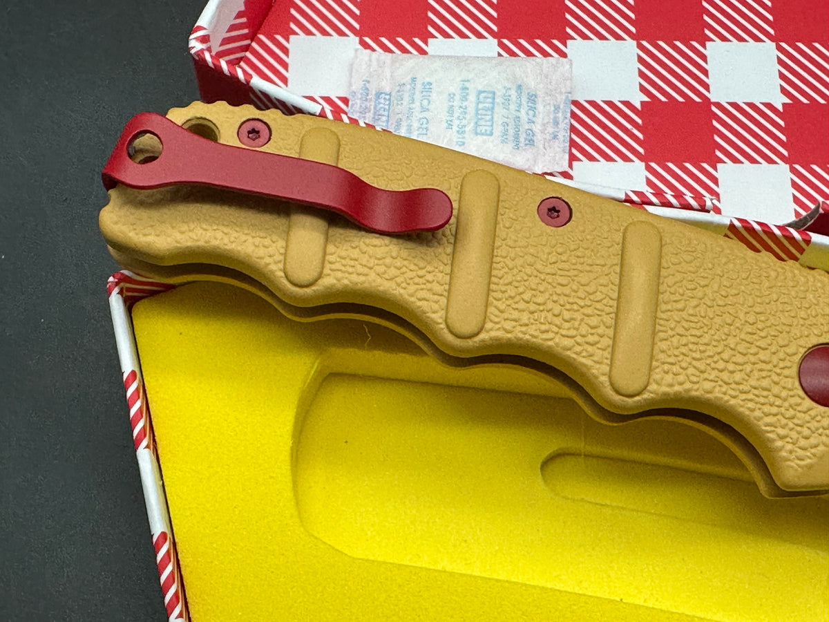 Boker Wiener Warrior Kalashnikov Automatic Knife (3.25" Red) Hot Dog