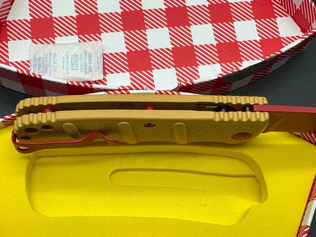 Boker Wiener Warrior Kalashnikov Automatic Knife (3.25" Red) Hot Dog