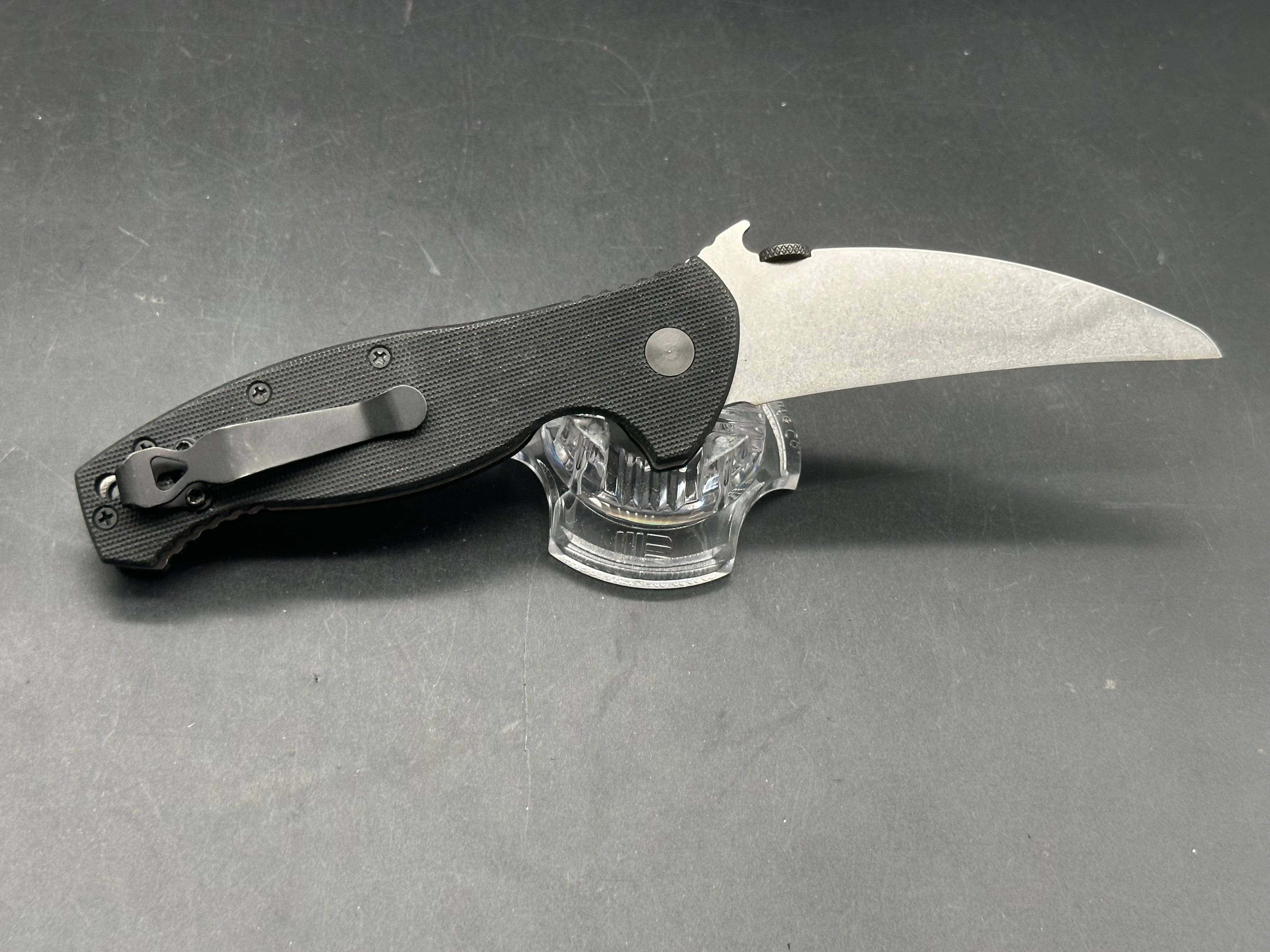 Emerson SARK S/N 1340 154CM steel, hand sharpened by Tom Veff
