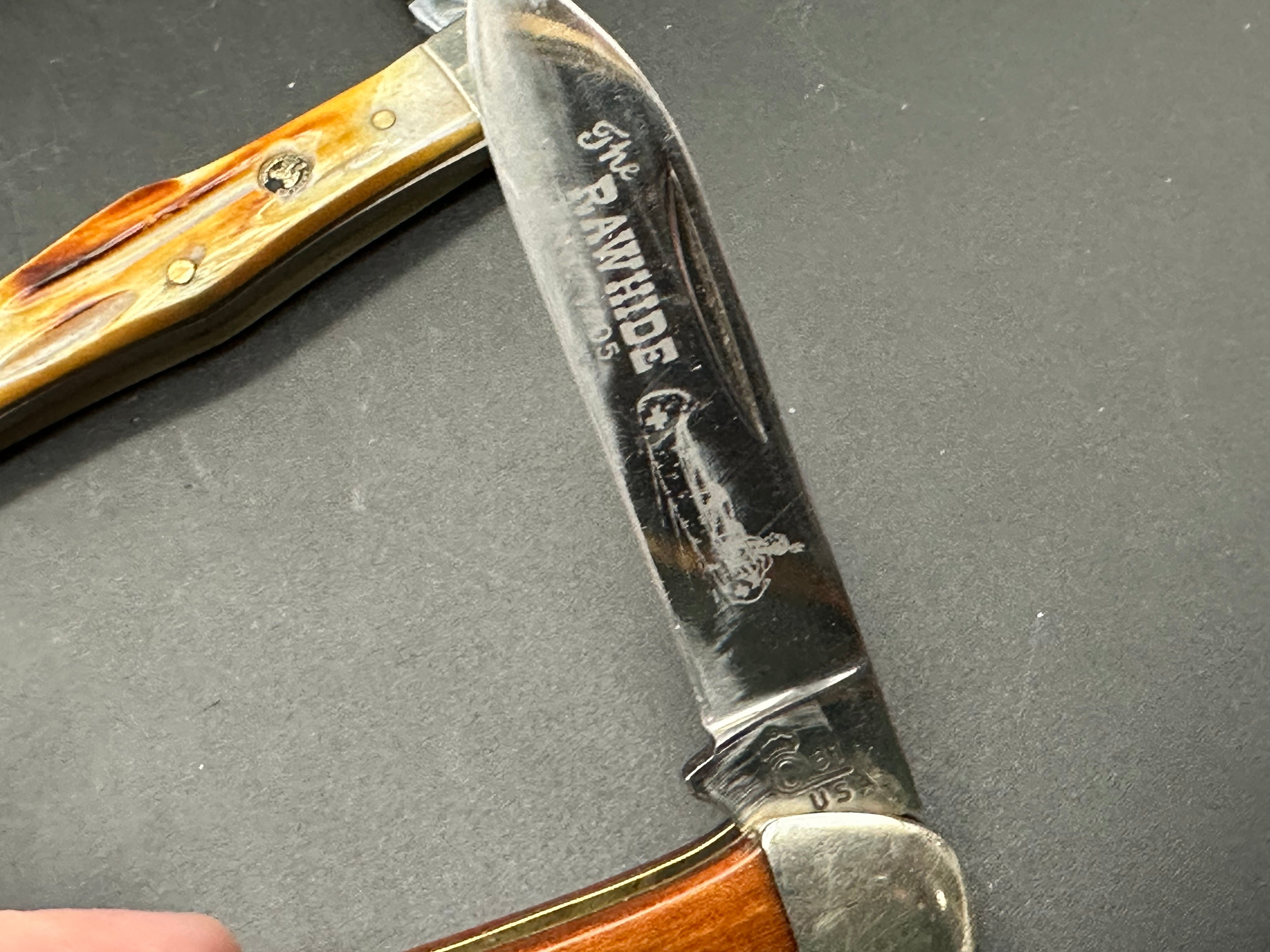 7 knife package deal Queen Cutlery , Rough Rider,White Tail, German Creek etc