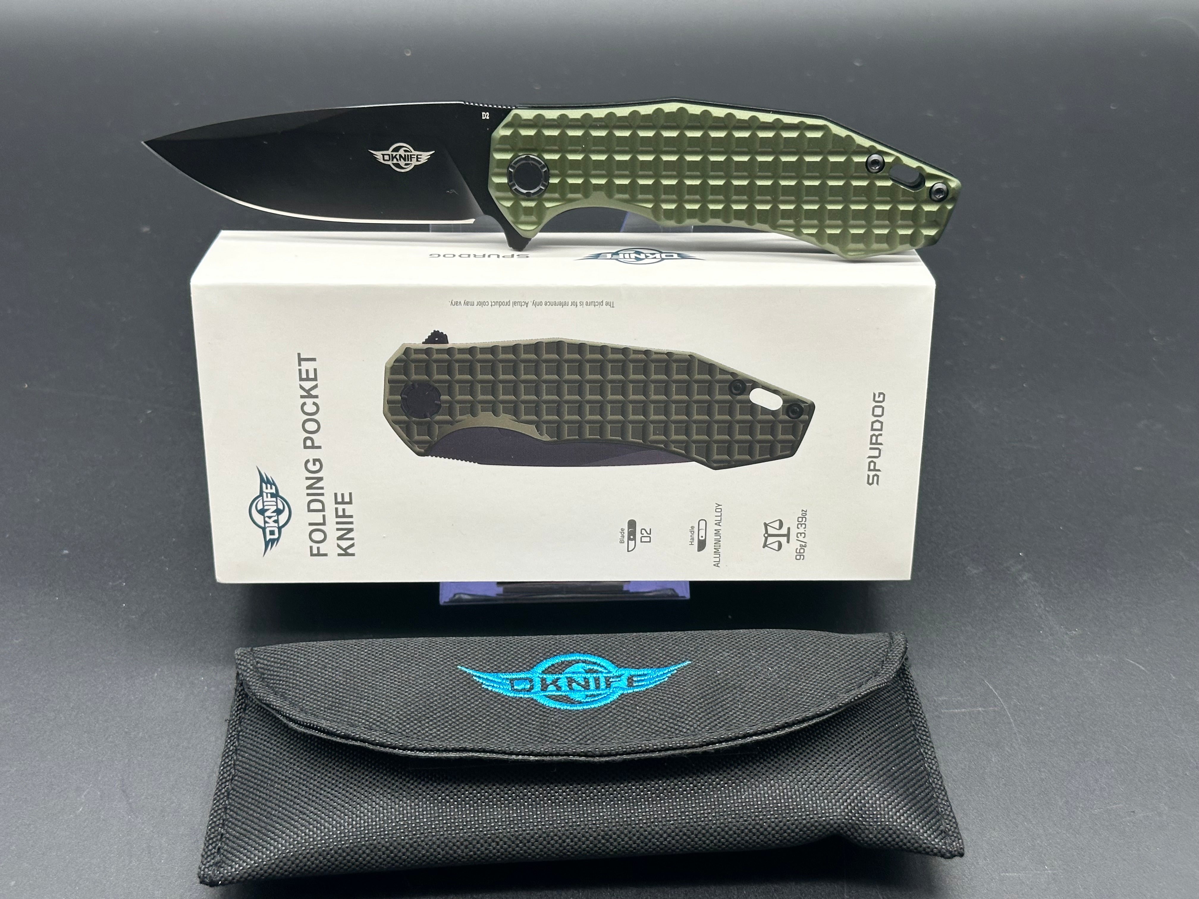 Olight Oknife Spurdog Bar Lock Knife OD Green (3