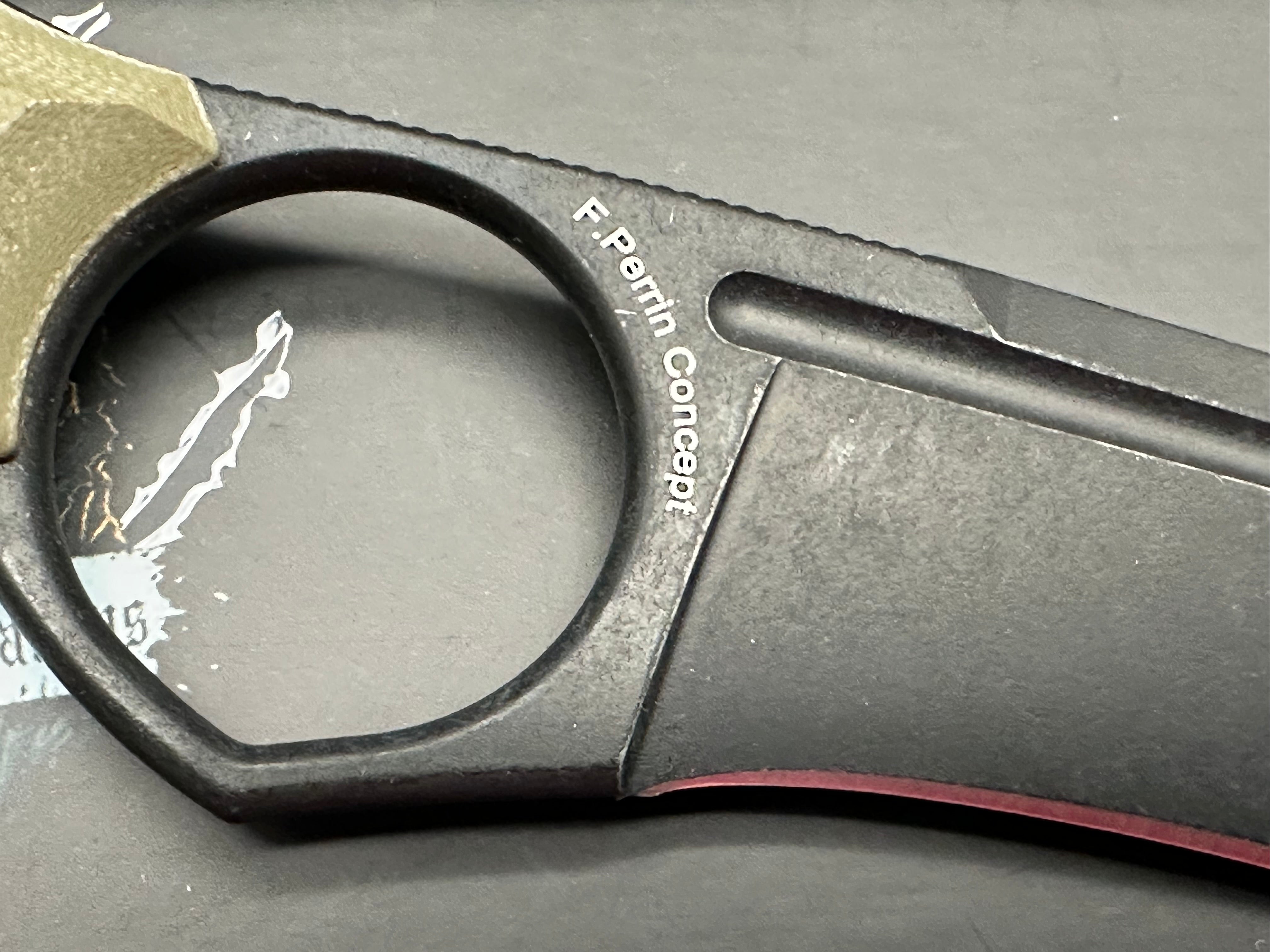 Bastinelli Harpy Fixed Blade - OD Green G-10